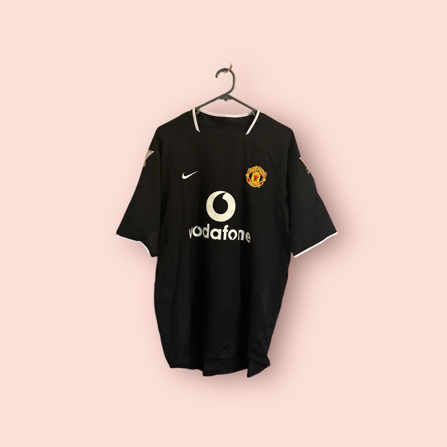 Manchester United Football Shirt - 2003 / 2004 - Away - Medium - #9 Louis Saha