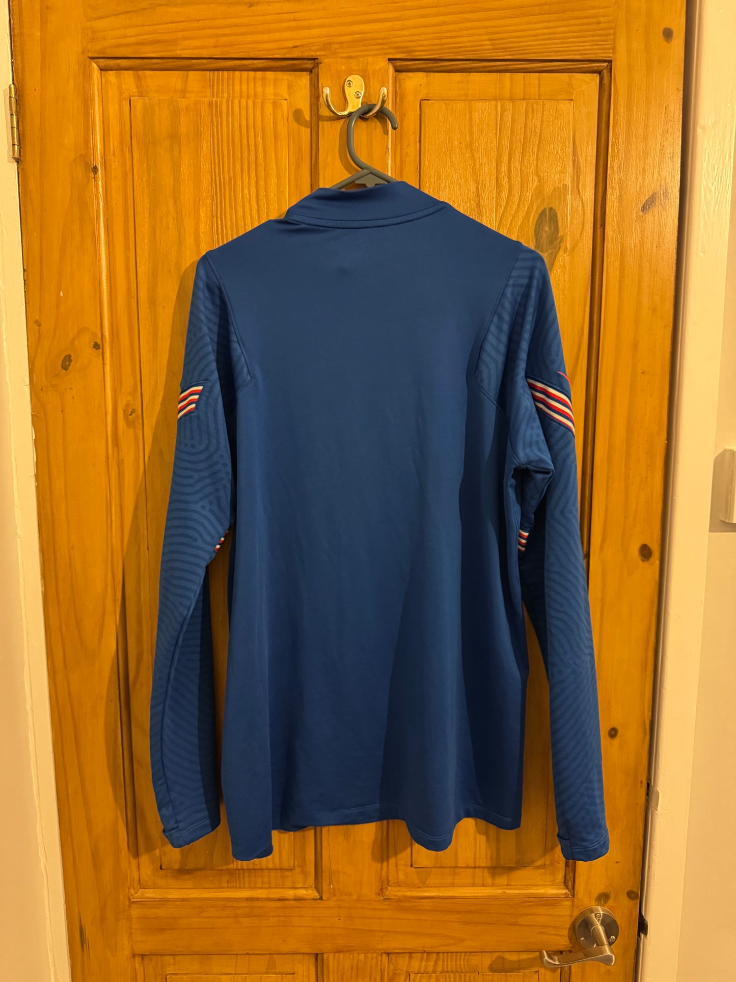 England Football Shirt - 2020 / 2021 / 2022 - 1/4 Zip Training Top - Large