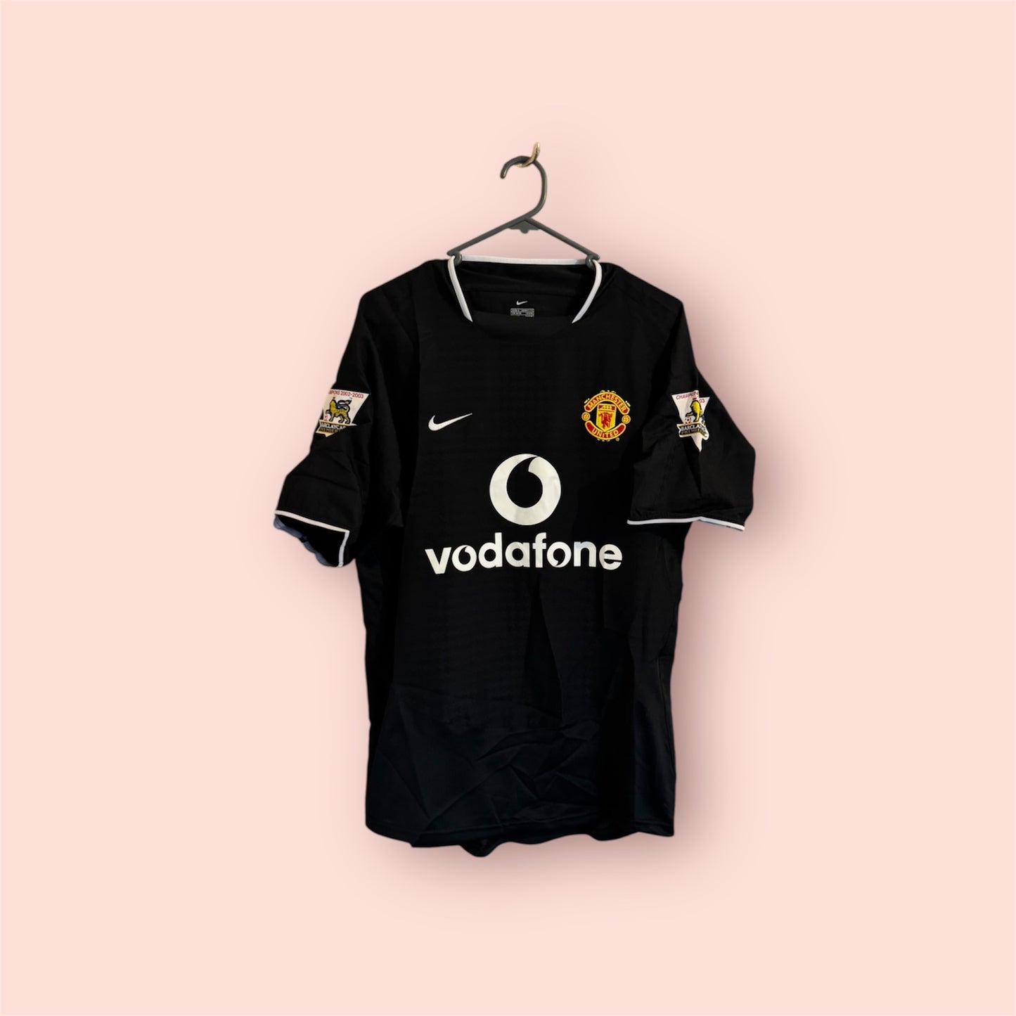 Manchester United Football Shirt - 2003 / 2004 - Away - Small - #9 Louis Saha
