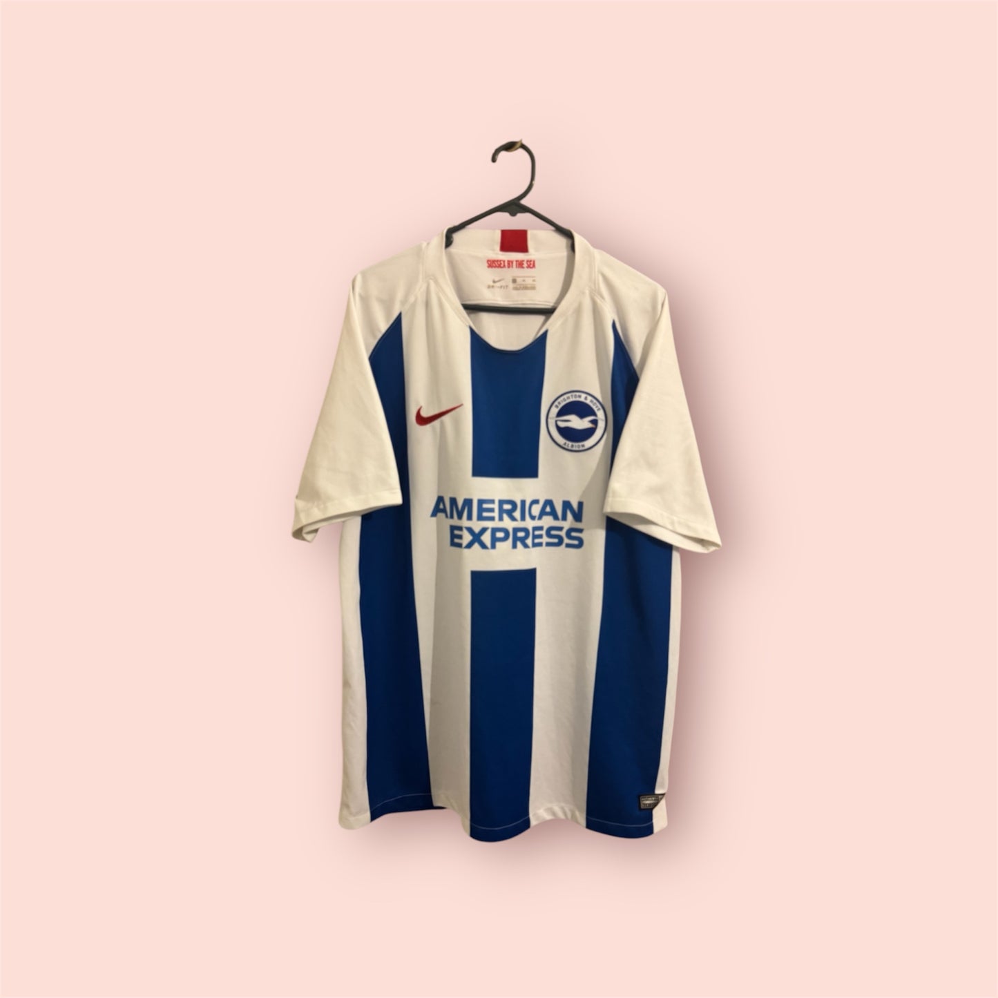 Brighton & Hove Albion Football Shirt - 2018 / 2019 - Home - XL - Rare