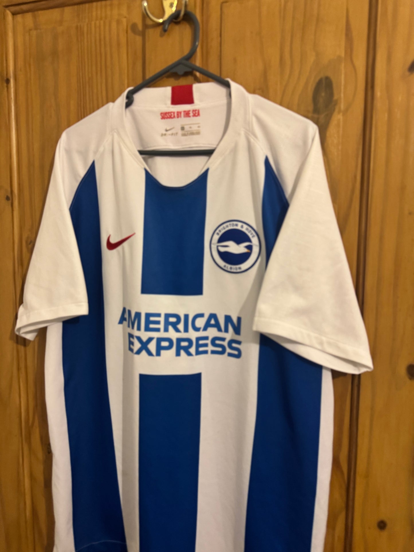 Brighton & Hove Albion Football Shirt - 2018 / 2019 - Home - XL - Rare