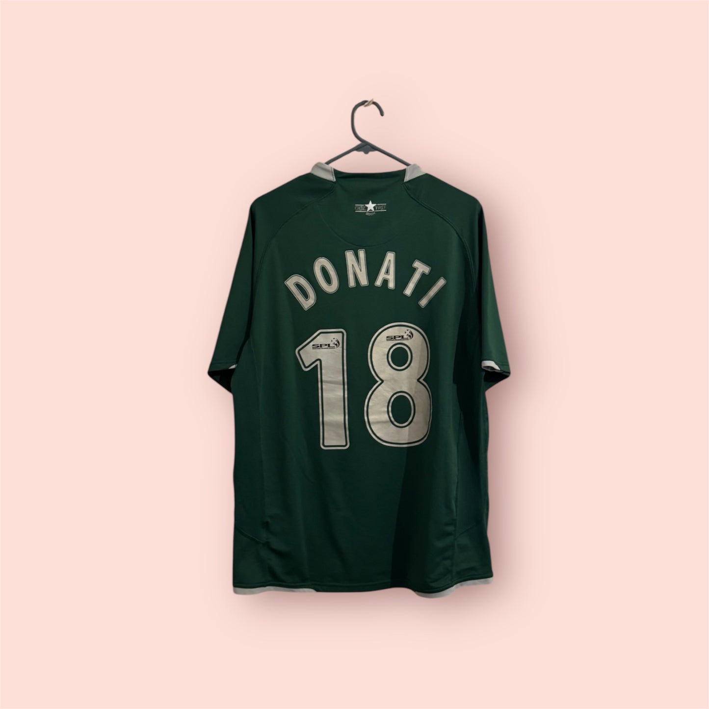 Celtic Football Shirt - 2007 / 2008 - Away - Large - #18 Massimo Donati