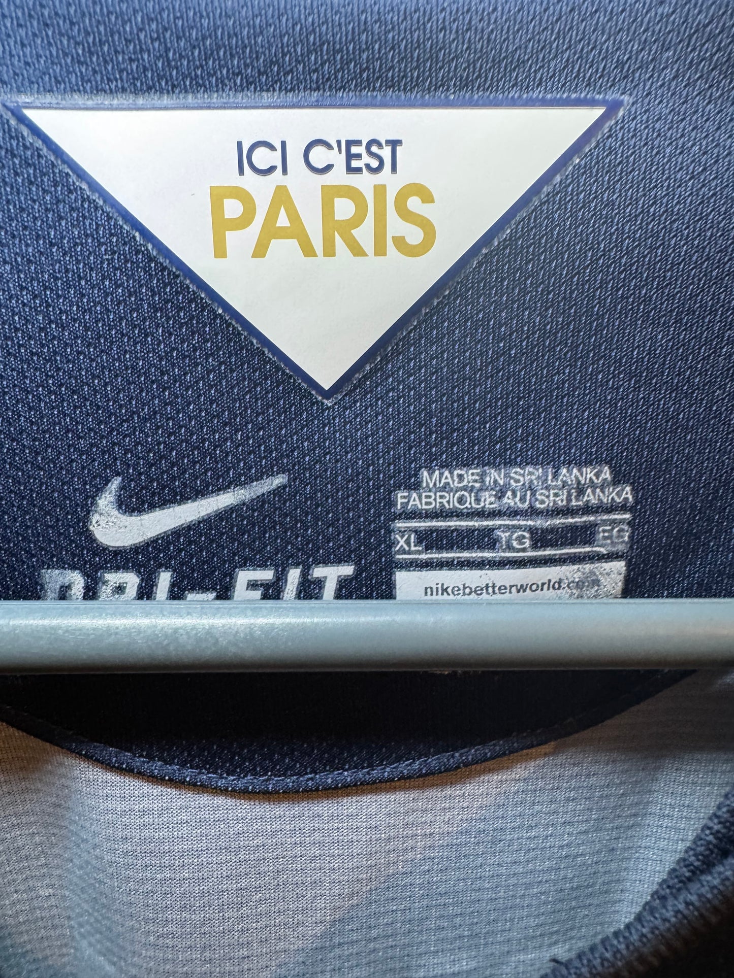 PSG Football Shirt - Paris Saint Germain - 2014 / 2015 - Home - XL - #10 Ibrahimovic