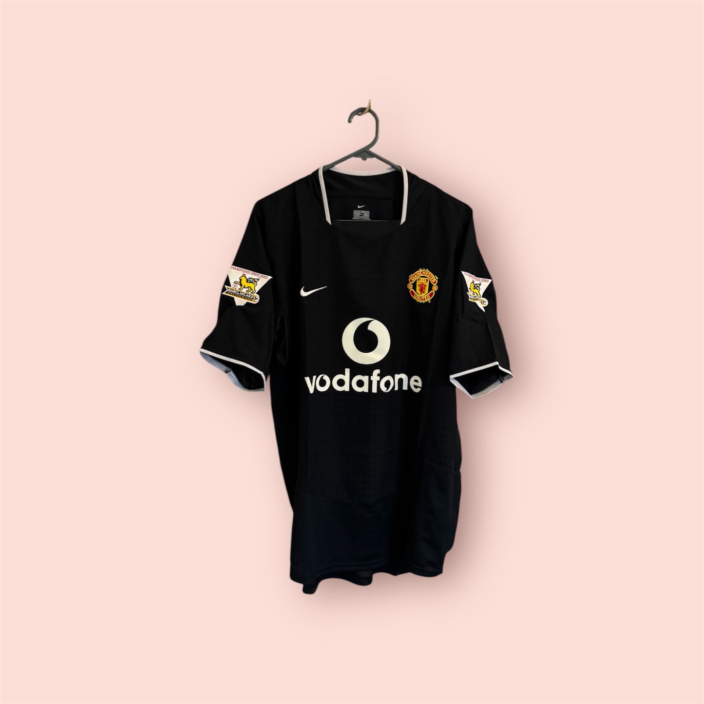 Manchester United Football Shirt - 2003 / 2004 - Away - Medium - #9 Louis Saha