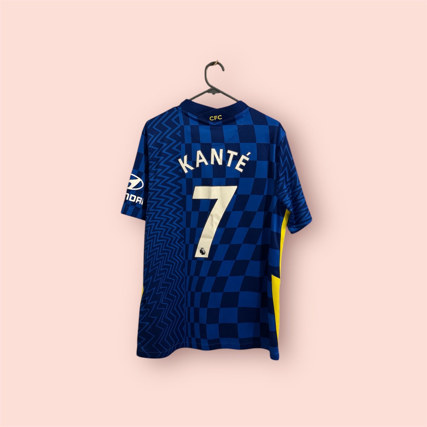 Chelsea Football Shirt - 2021 / 2022 - Home - Large - #7 N’golo Kante