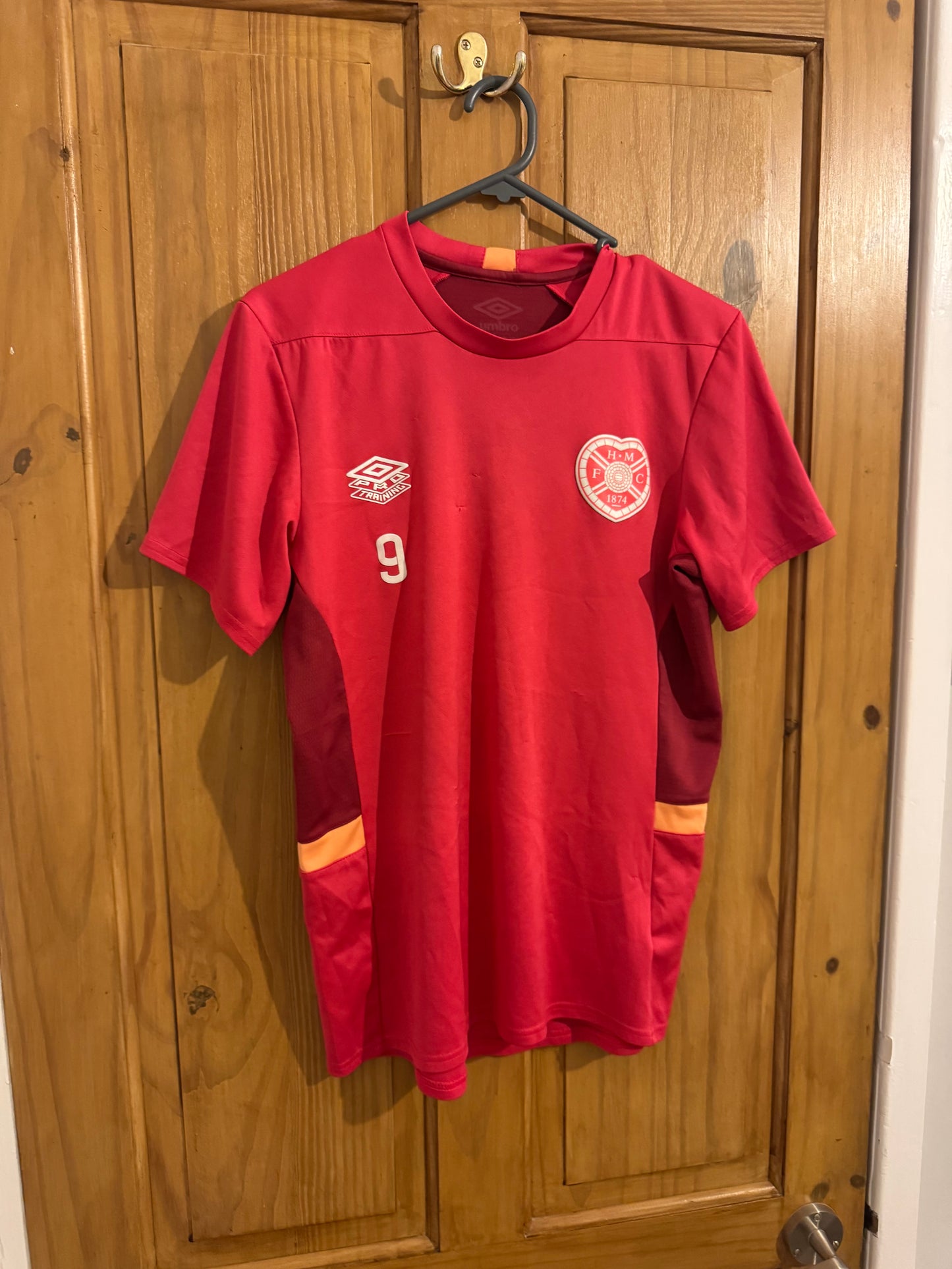 Heart Of Midlothian - 2021 - 2022 / 2023 - Training Top - Player Issue - #9 - Small