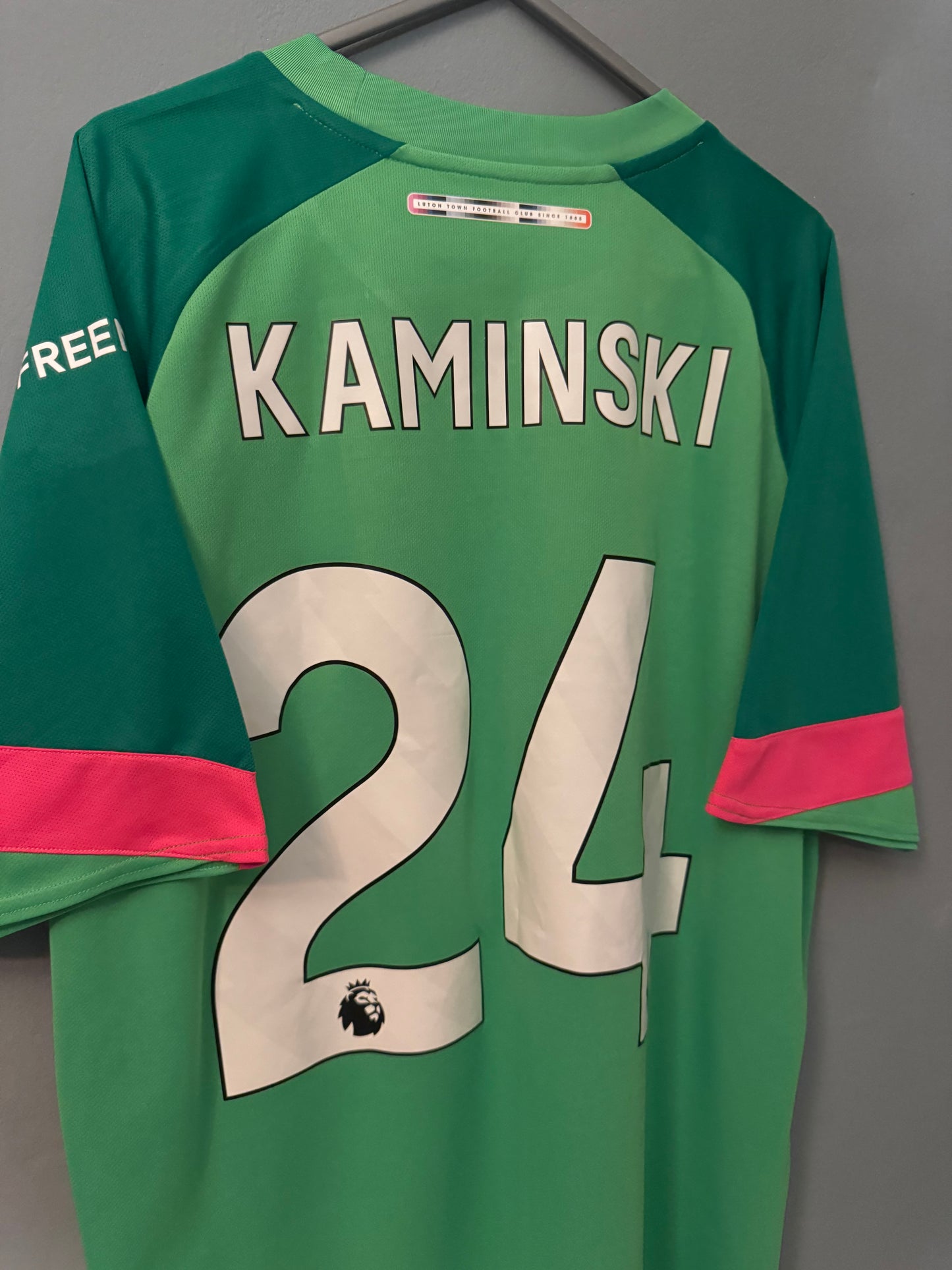 Luton Town Football Shirt - 2023 / 2024 - Home - GK Goalkeeper - XL - #24 Kaminski