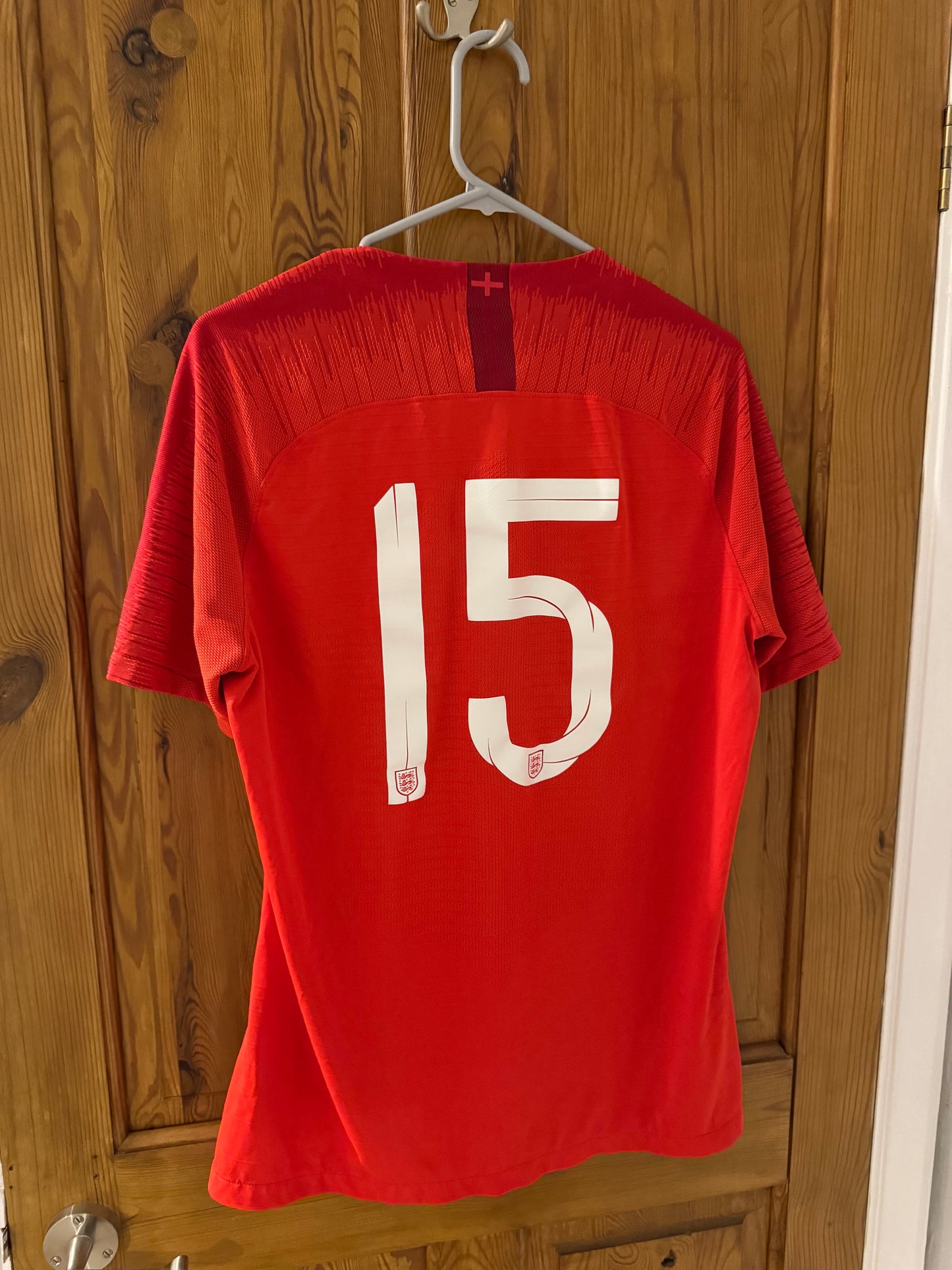 England Football Shirt - 2018 - Away - XL - #15 VaporKnit - Player Issue!