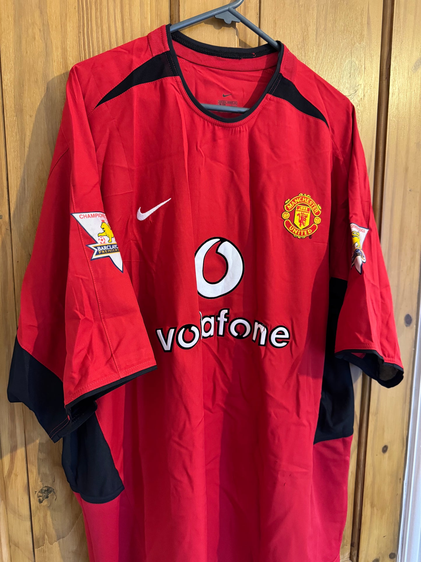 Manchester United Football Shirt - 2002 / 2003 / 2004 - Home - XXL - #10 Ruud van Nistelrooy