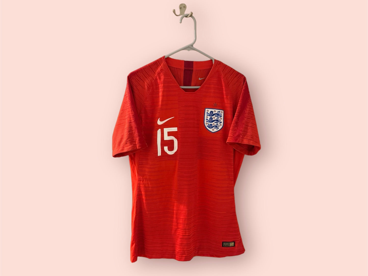 England Football Shirt - 2018 - Away - XL - #15 VaporKnit - Player Issue!