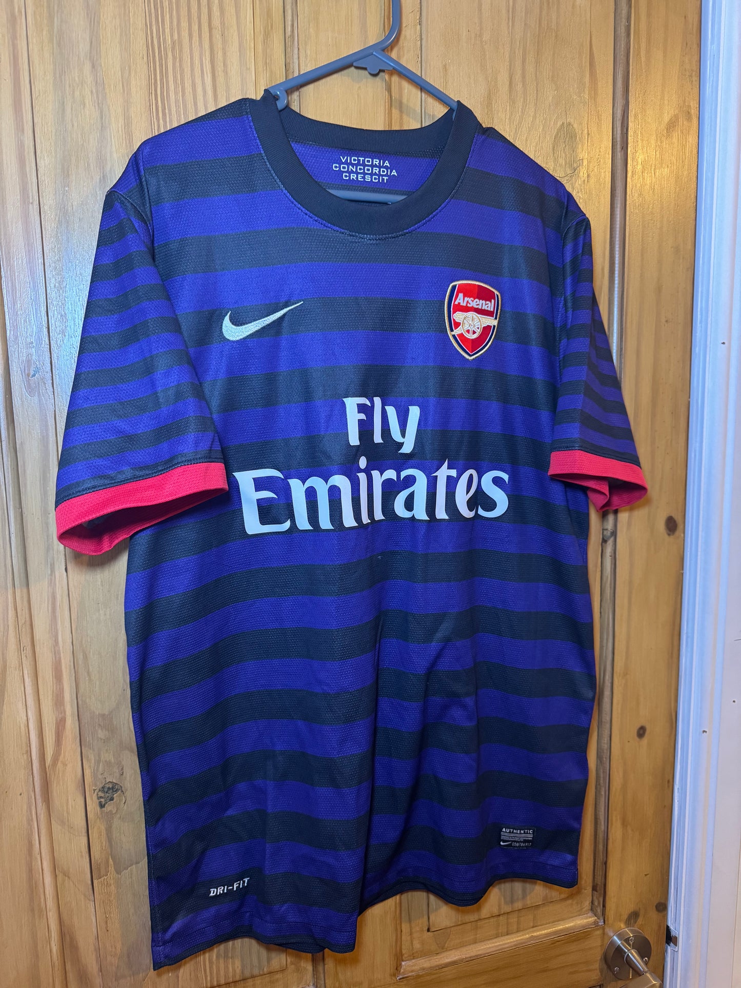 Arsenal Football Shirt - 2012 / 2013 - Away - Large - #6 Koscielny