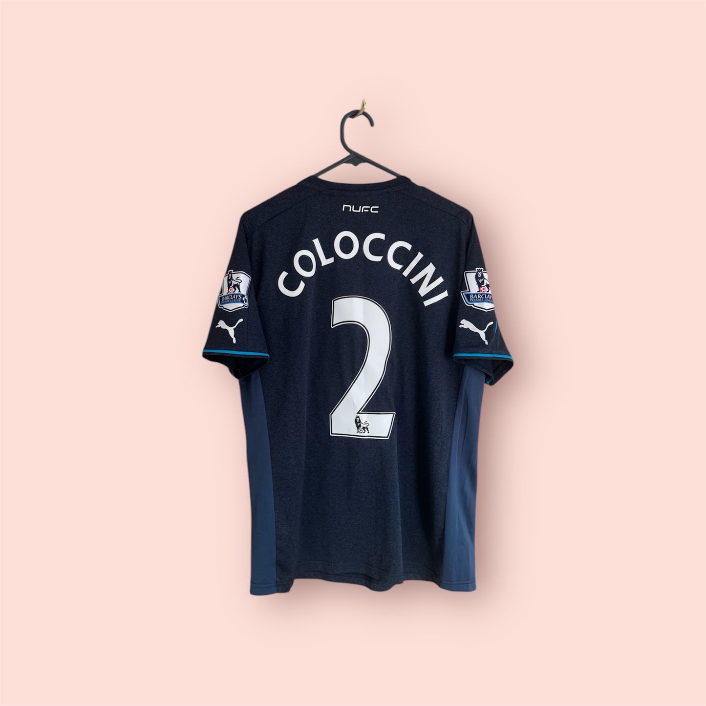 Newcastle Football Shirt - 2013 / 2014 - Away - Medium - #2 Fabricio Coloccini