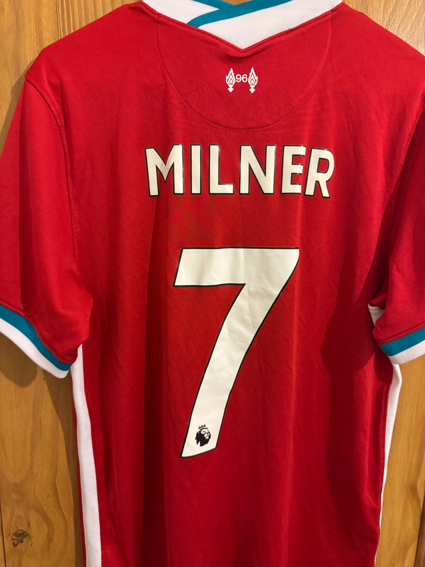 Liverpool Football Shirt - 2020 / 2021 - Home - Medium - #7 James Milner