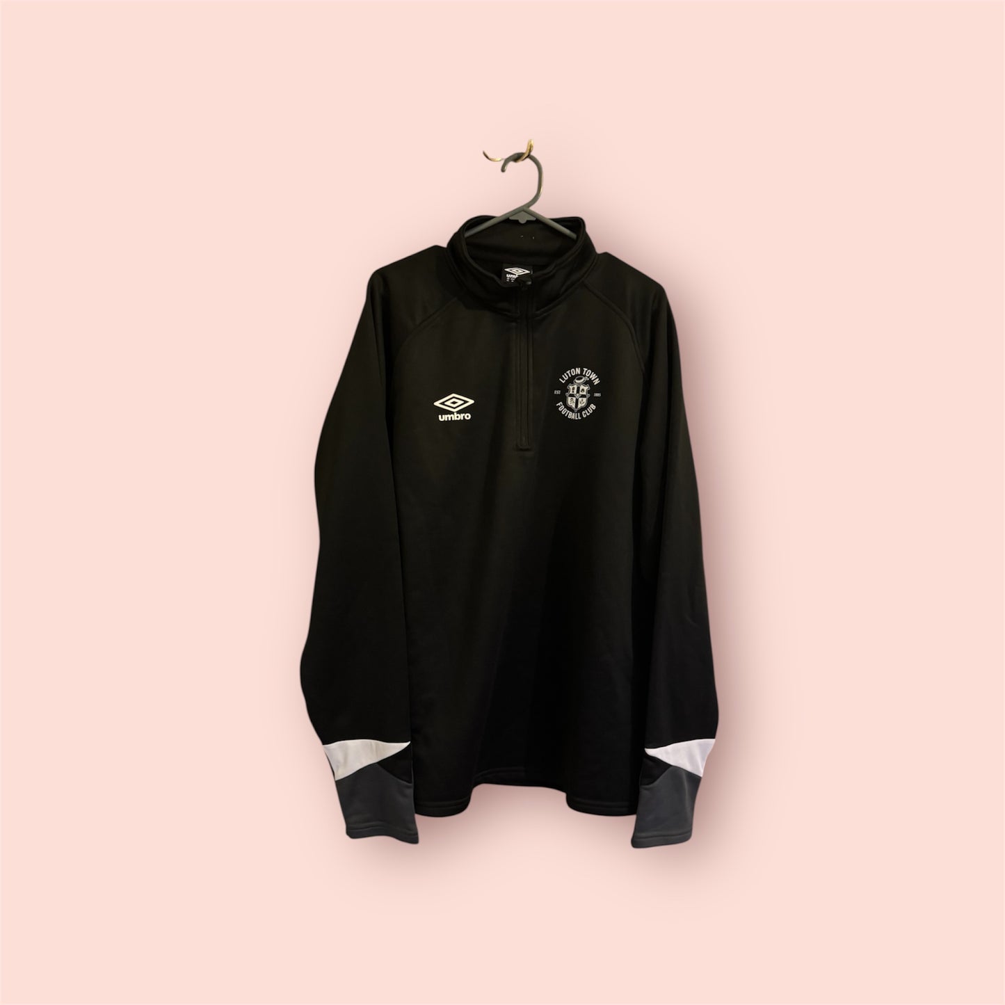 Luton Town Football Shirt - 1/4 Zip - Training Top - 2020 / 2021 / 2022 - XL