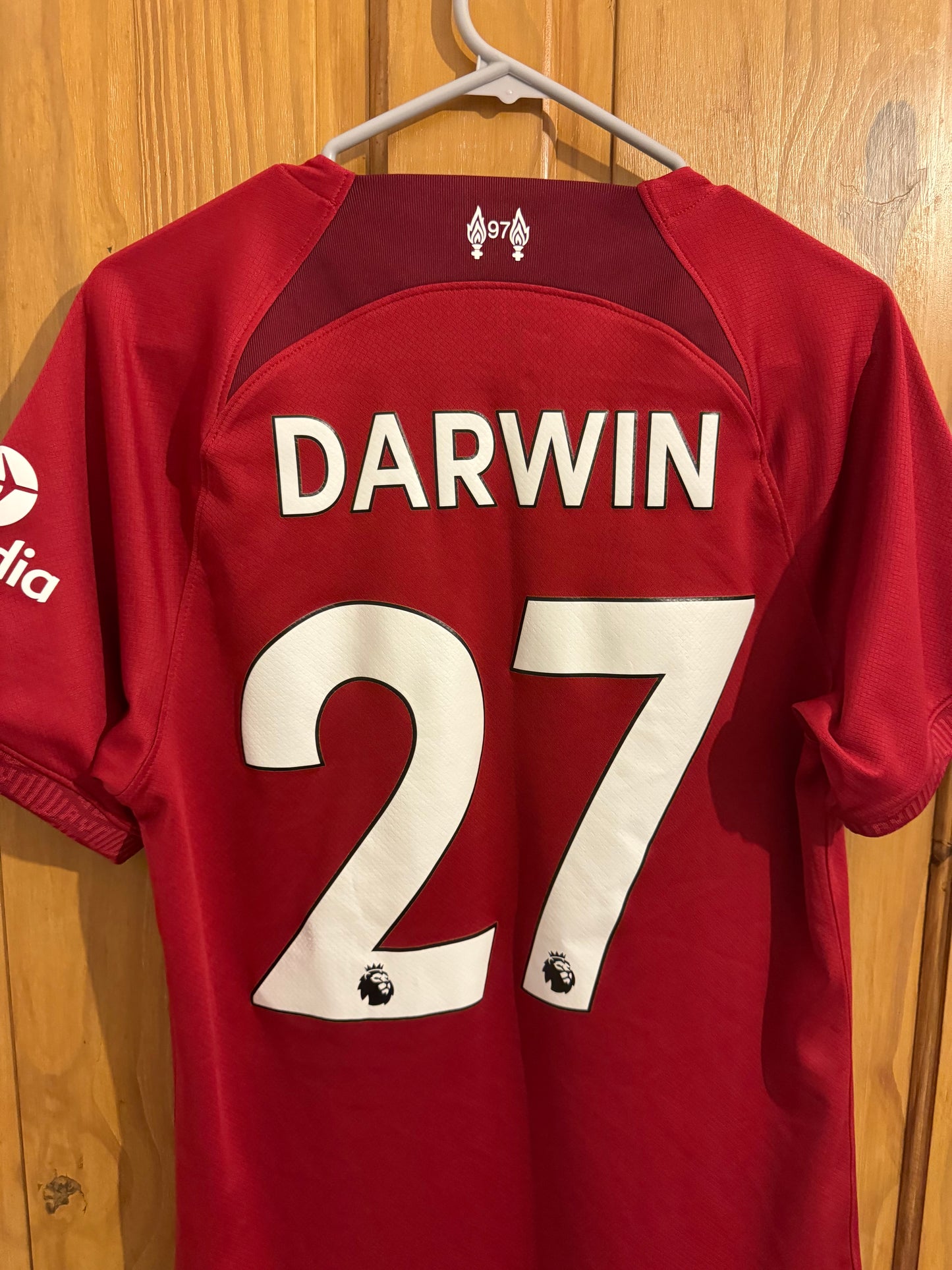 Liverpool Football Shirt - 2022 / 2023 - Home - Small - #27 Darwin Nunez