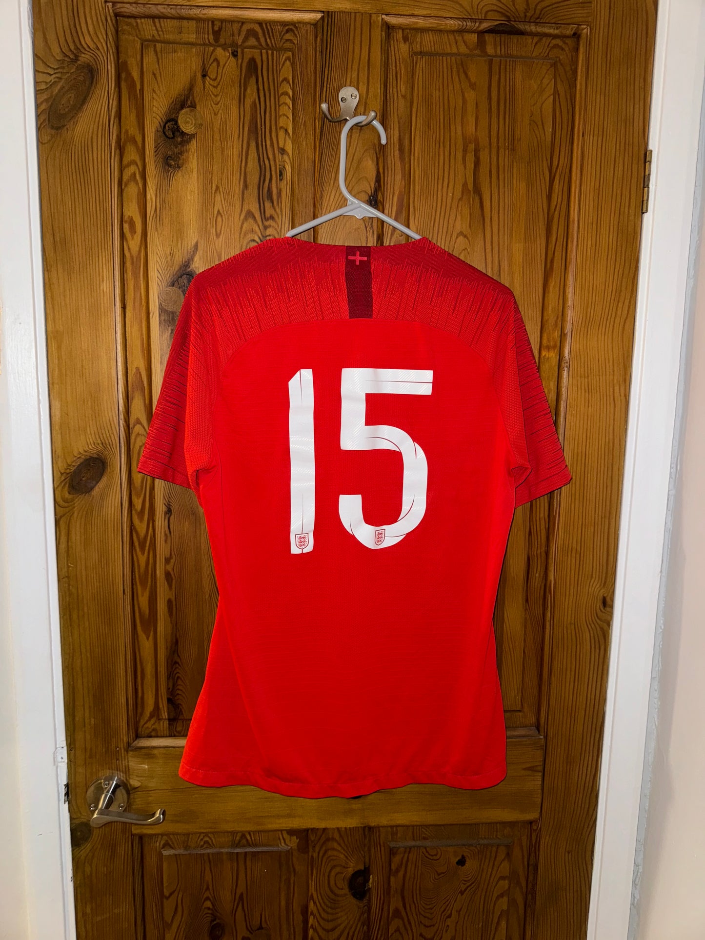 England Football Shirt - 2018 - Away - XL - #15 VaporKnit - Player Issue!