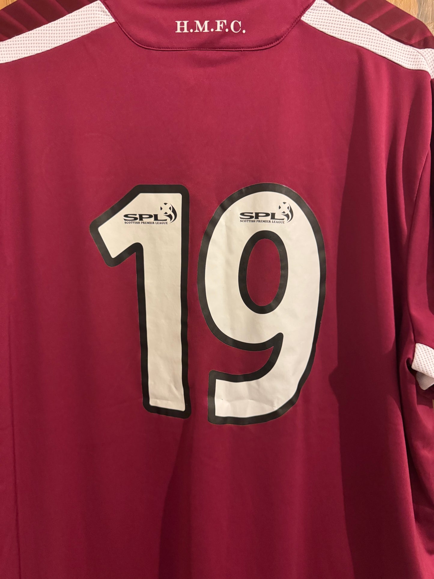 Heart Of Midlothian FC - Hearts Football Shirt - 2009 / 2010 - XL - #19 Templeton