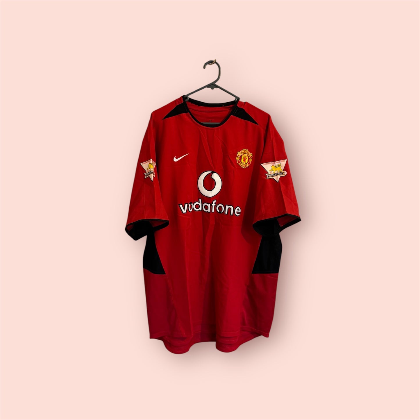 Manchester United Football Shirt - 2002 / 2003 / 2004 - Home - XL - #9 Saha