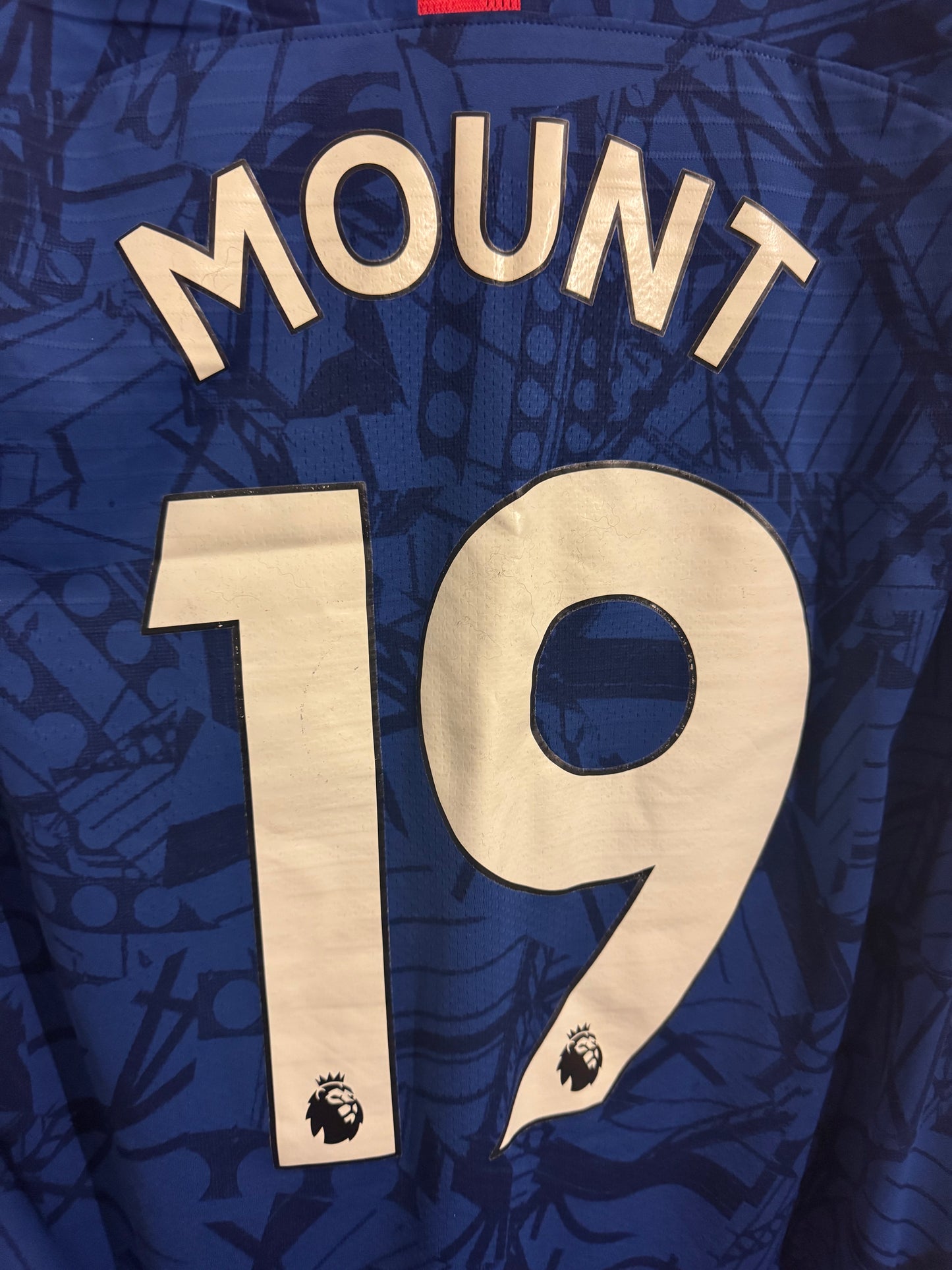 Chelsea Football Shirt - 2019 / 2020 - Home - Medium - #19 Mount - VaporKnit