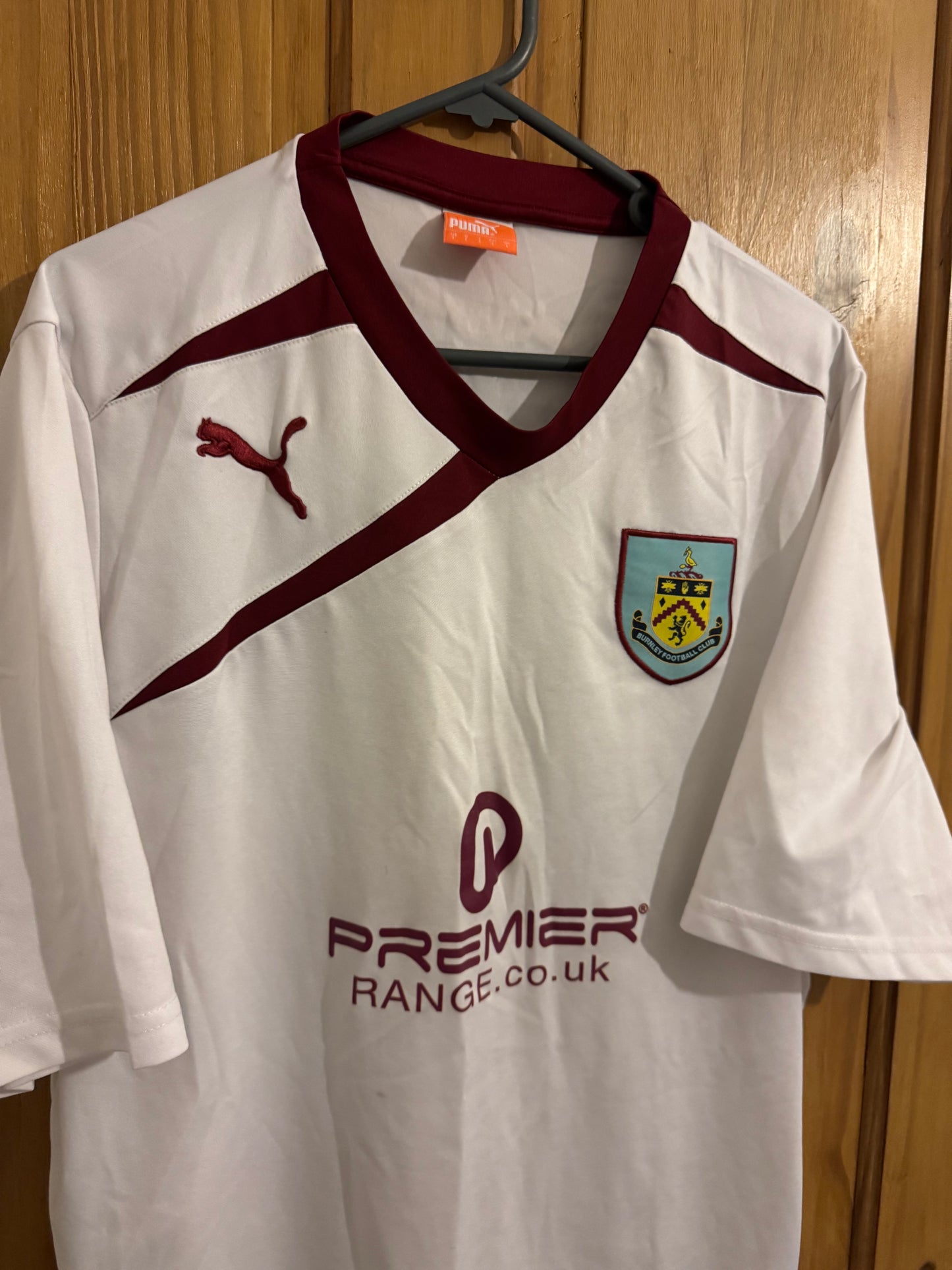 Burnley Football Shirt - Away - 2013 / 2014 - Large - #5 Jason Shackell - Rare