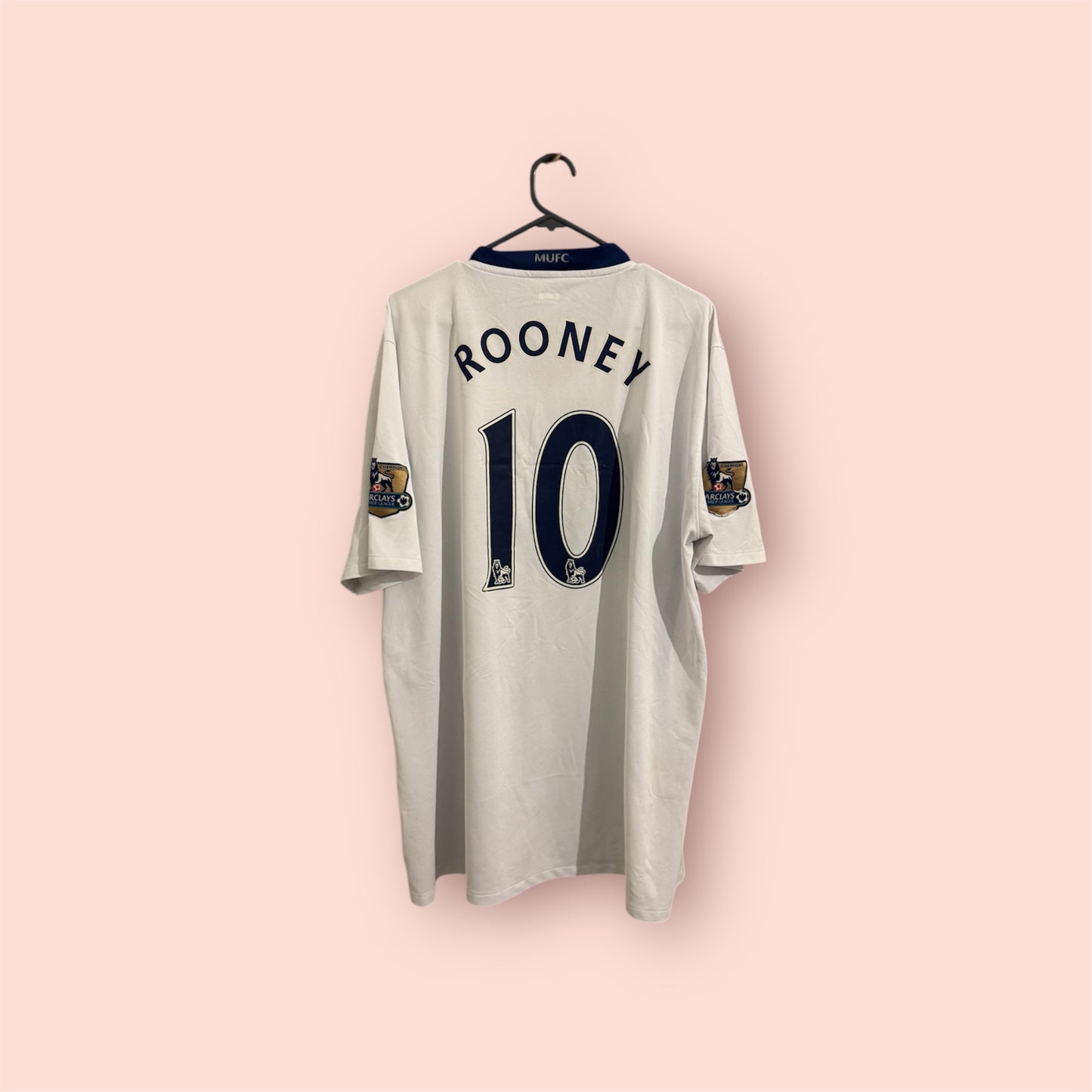 Manchester United Football Shirt - 2009 / 2010 - Third - XXL - #10 Wayne Rooney