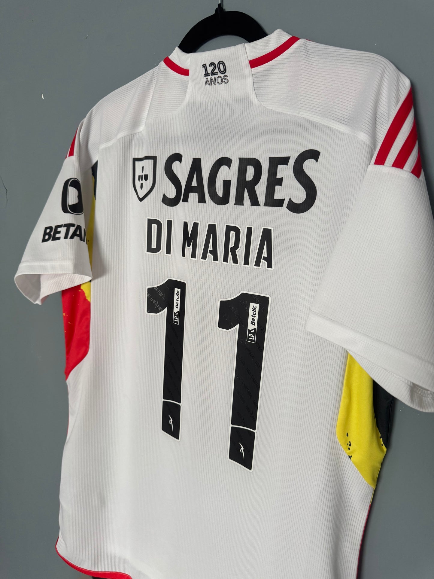 SL Benfica Football Shirt - 2023 / 2024 - Third - Large - #11 Angel Di Maria