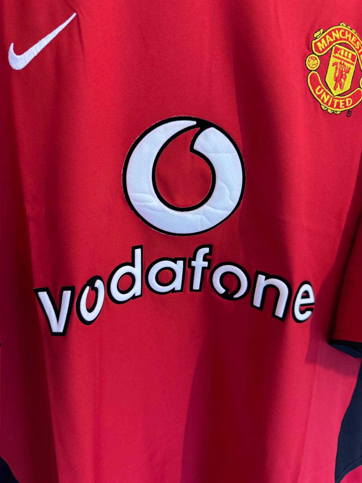 Manchester United Football Shirt - 2002 / 2003 / 2004 - Home - XL - #9 Saha