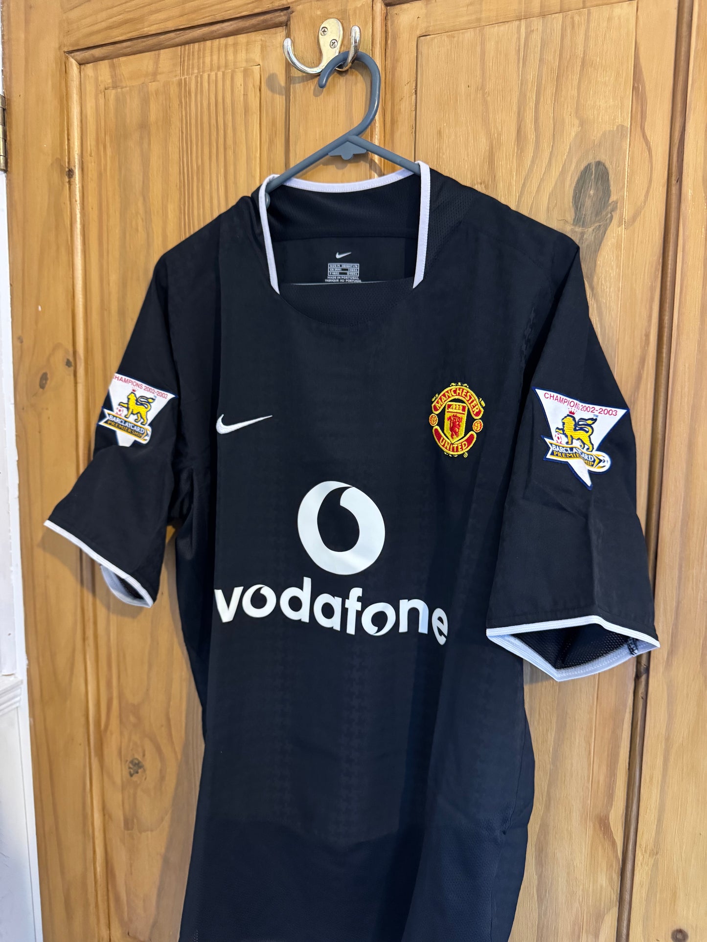 Manchester United Football Shirt - 2003 / 2004 - Away - Medium - #9 Louis Saha