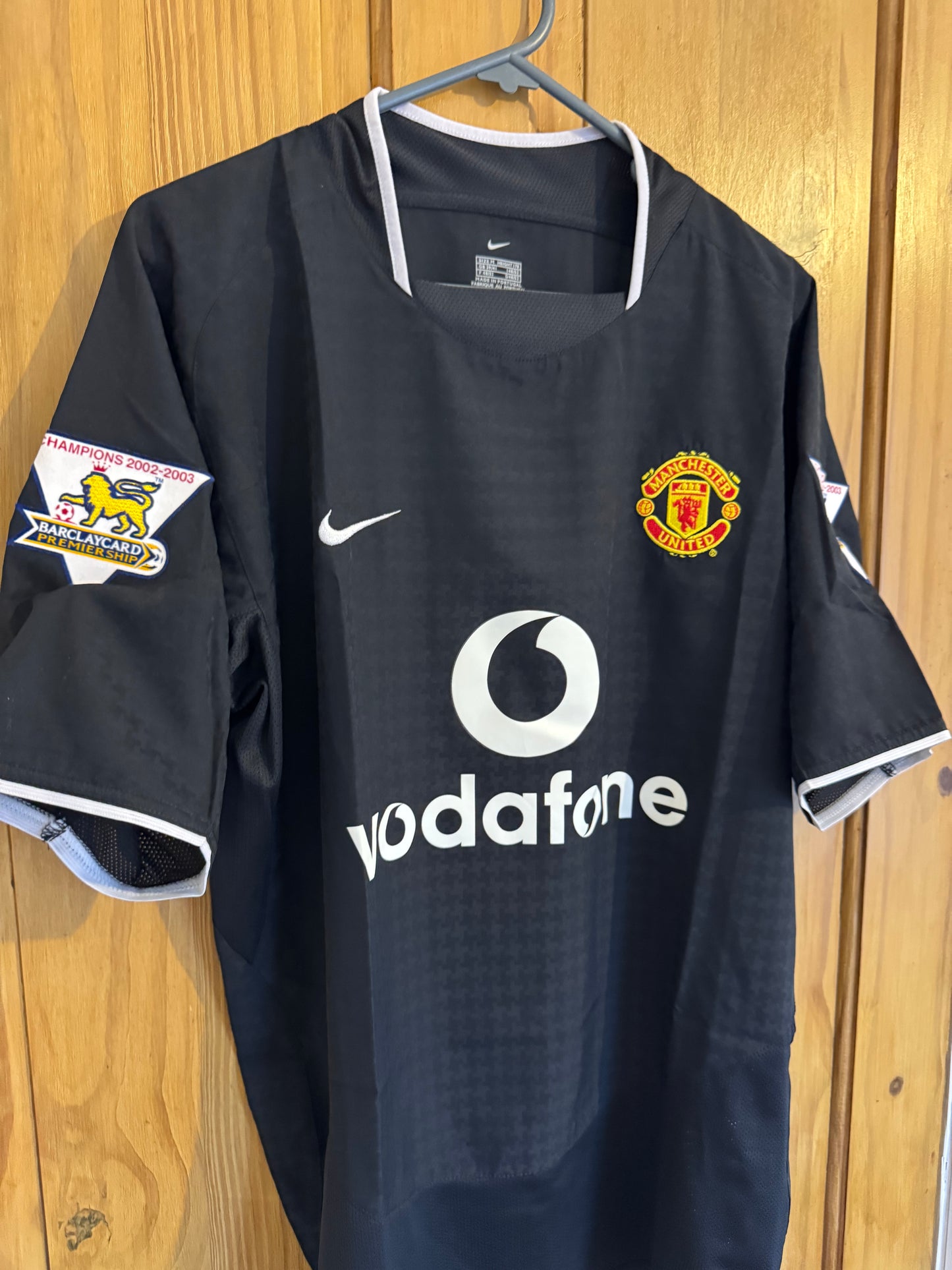 Manchester United Football Shirt - 2003 / 2004 - Away - Medium - #9 Louis Saha
