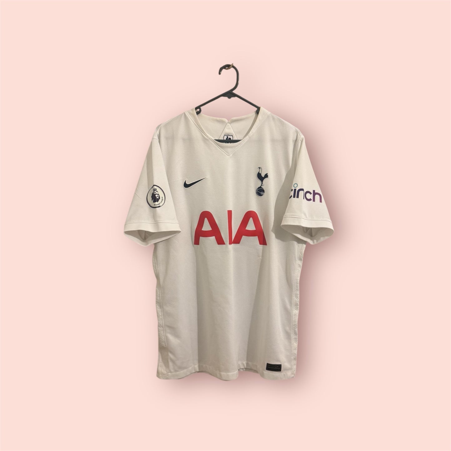 Tottenham Hotspur Football Shirt - 2021 / 2022 - Home - Large - #5 Hojbjerg