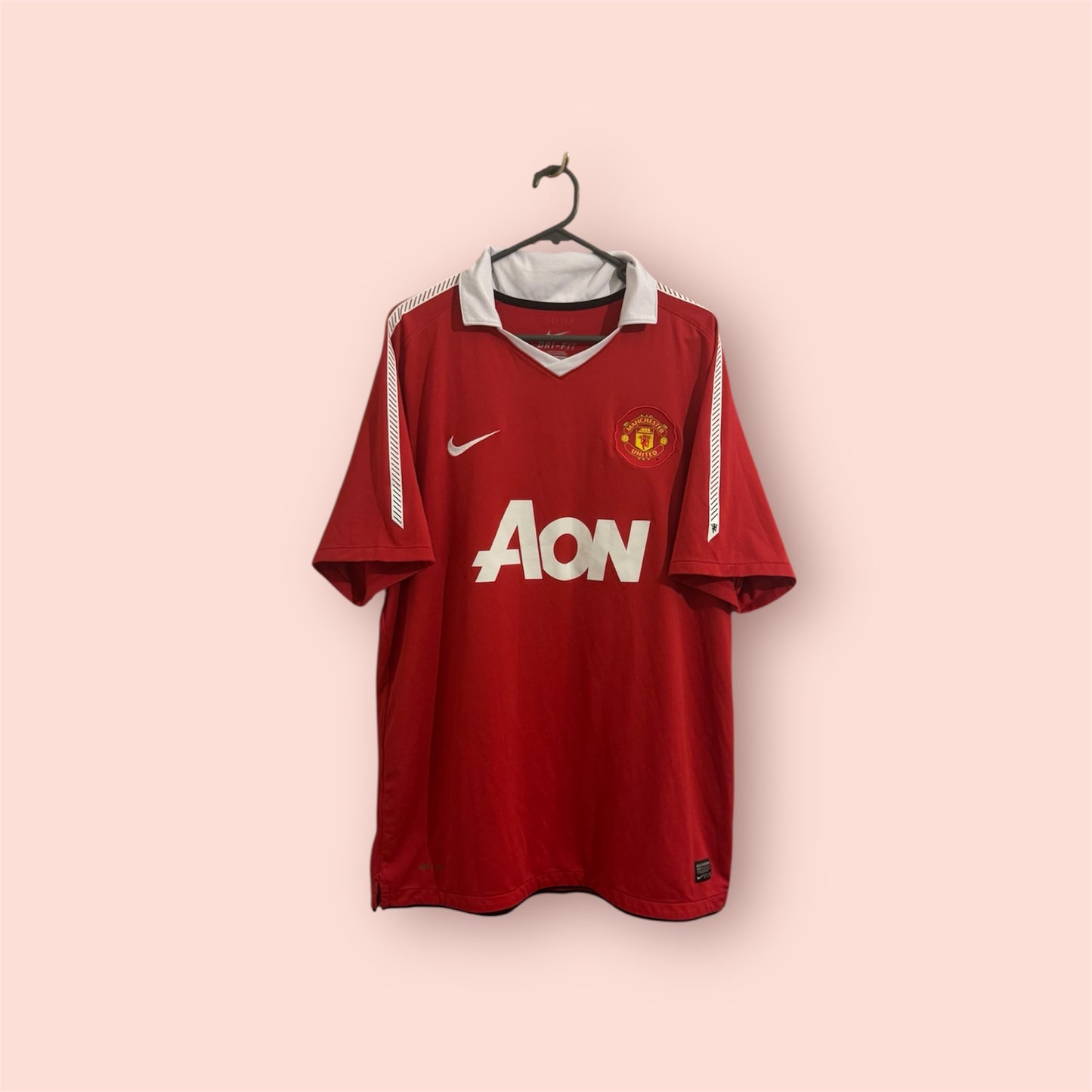 Manchester United Football Shirt - 2010 / 2011 - Home - XL - #15 Nemanja Vidic
