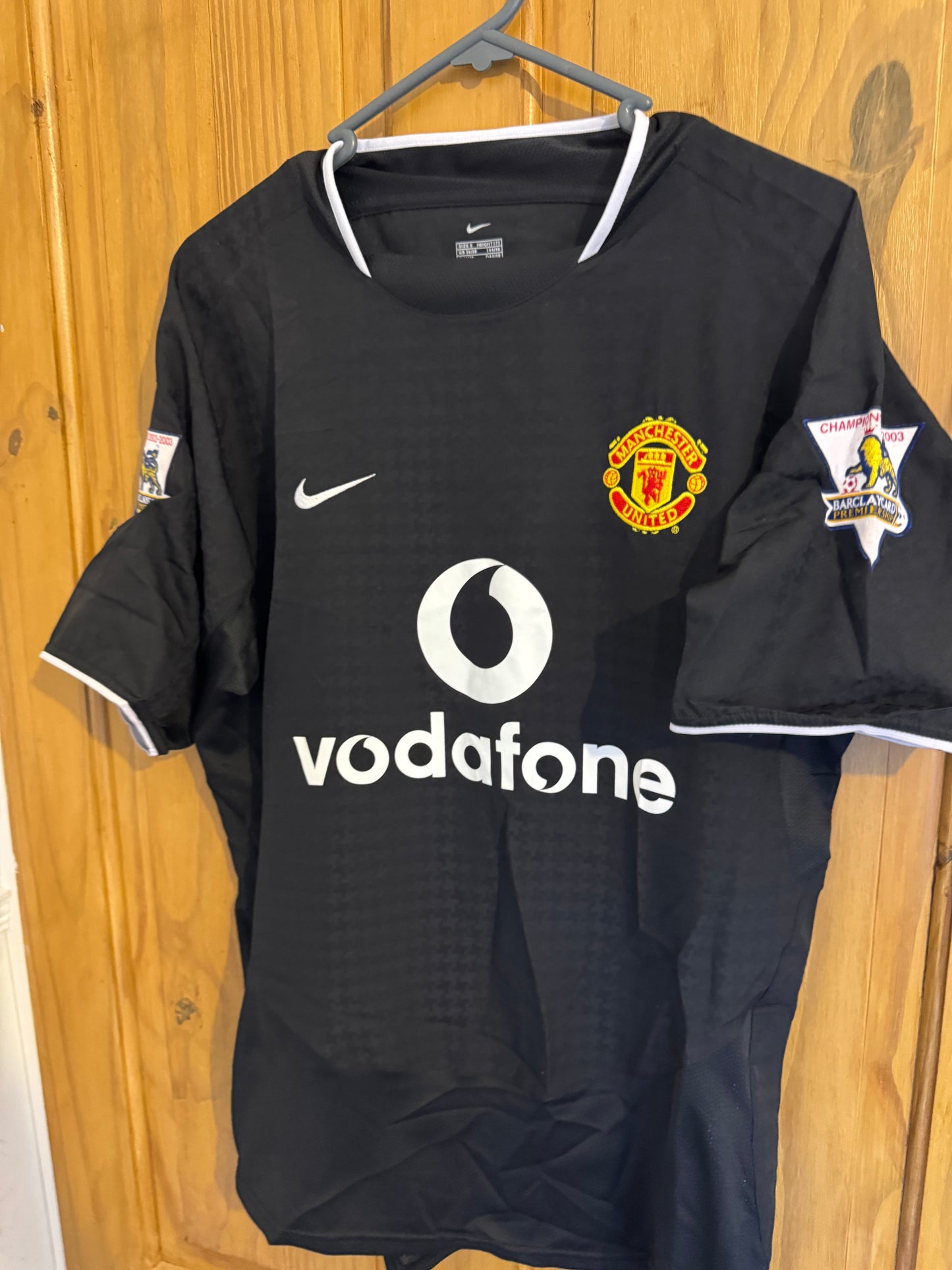 Manchester United Football Shirt - 2003 / 2004 - Away - Small - #9 Louis Saha