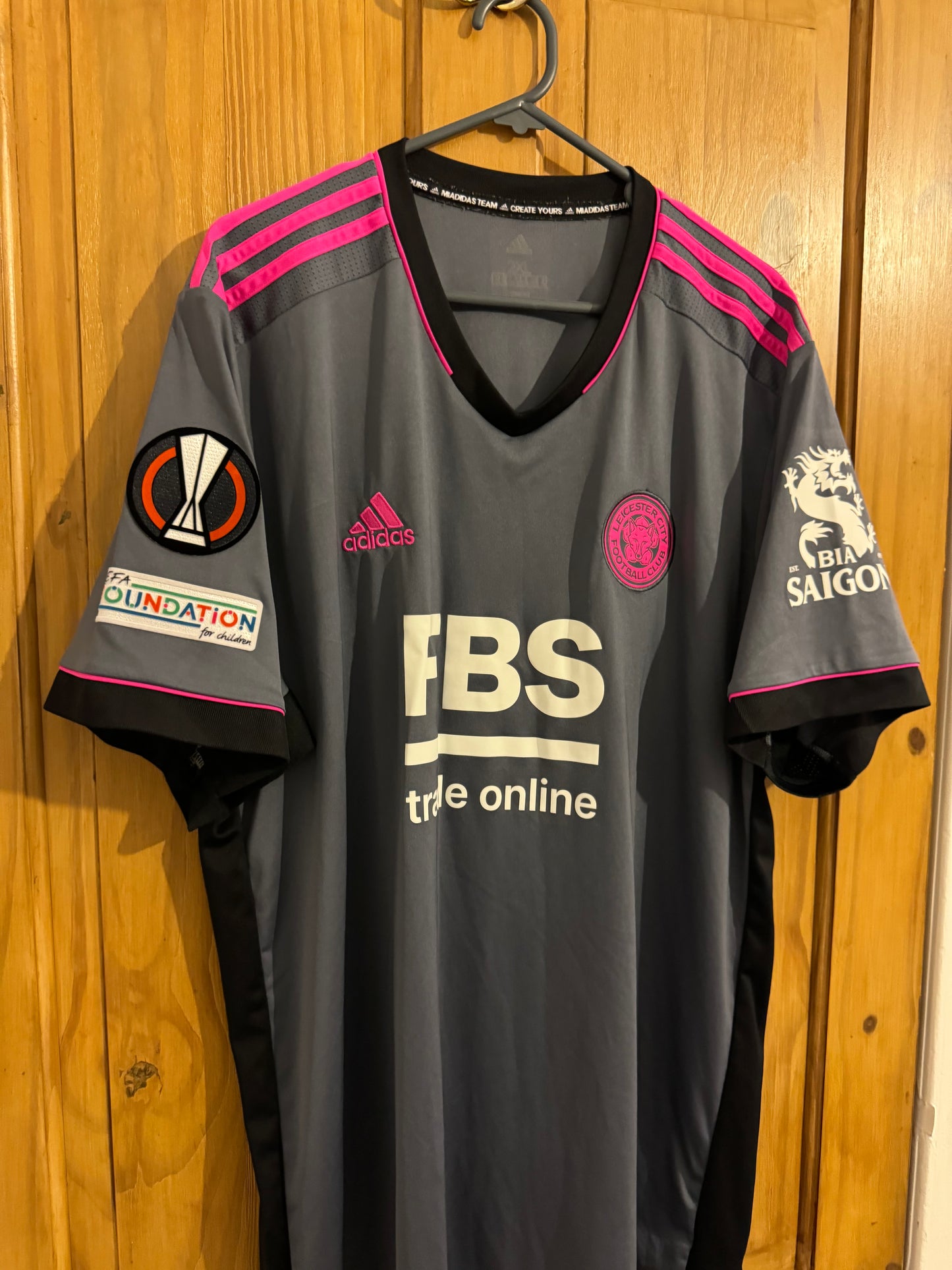 Leicester City Football Shirt - 2021 / 2022 - Third - XXL - Europa League Patch