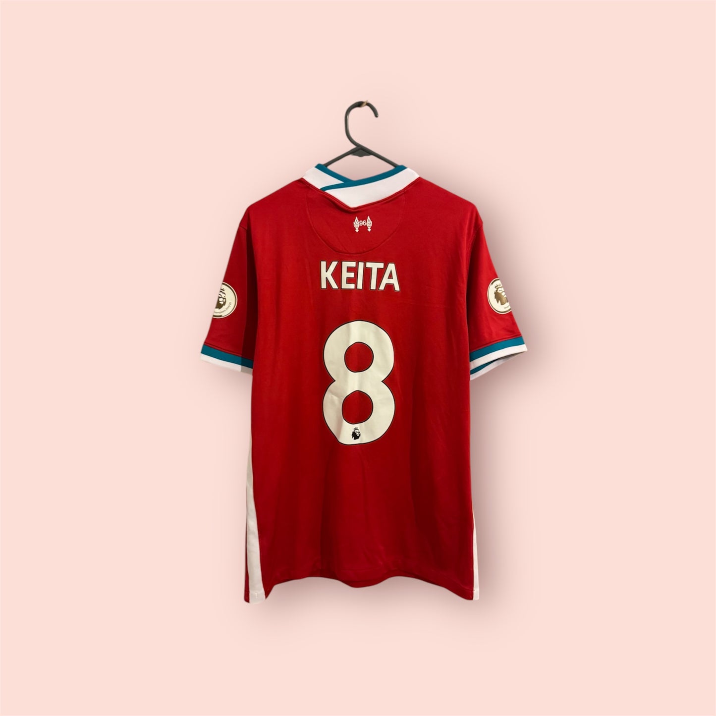 Liverpool Football Shirt - 2020 / 2021 - Home - Large - #8 Naby Keita