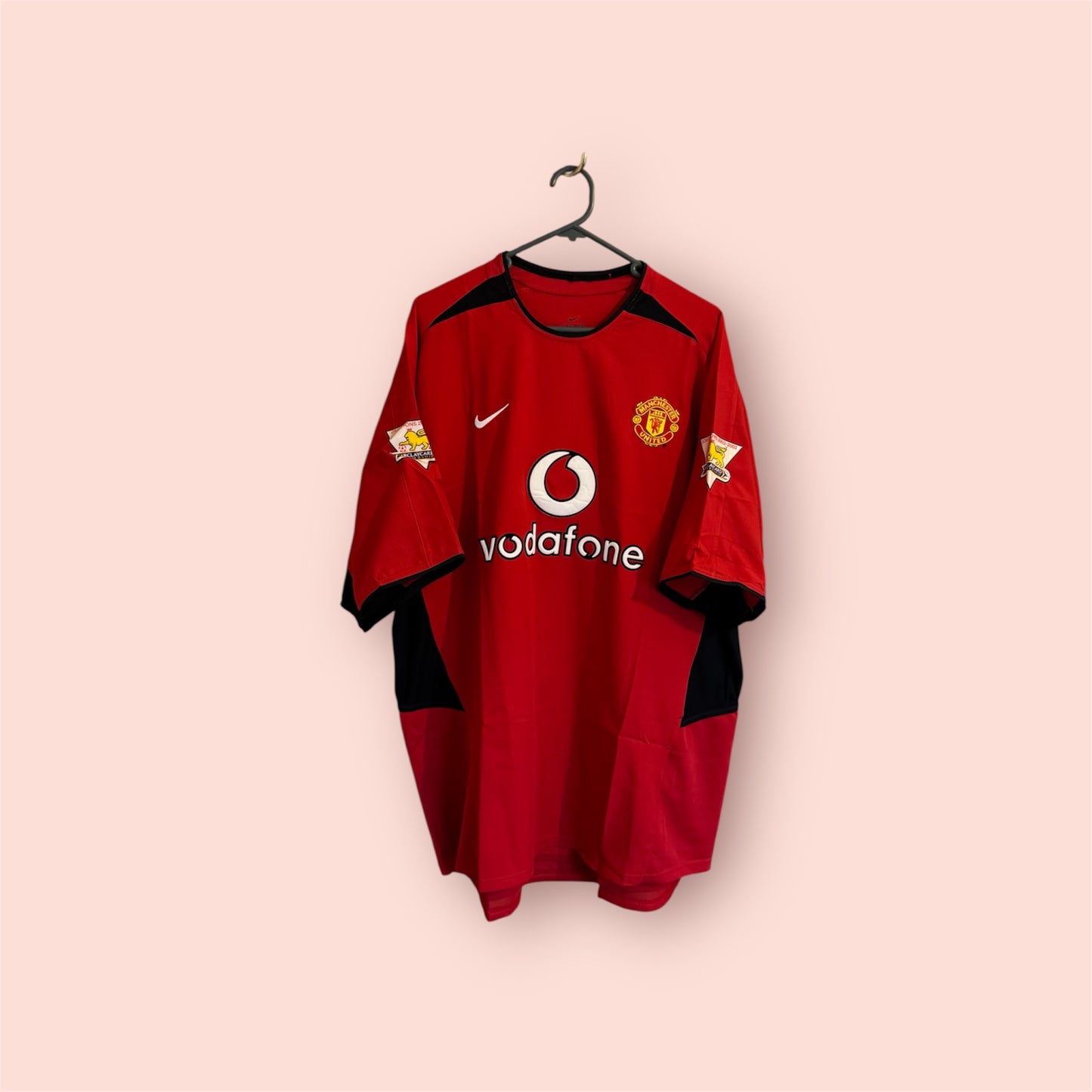 Manchester United Football Shirt - 2002 / 2003 / 2004 - Home - XL - #9 Saha
