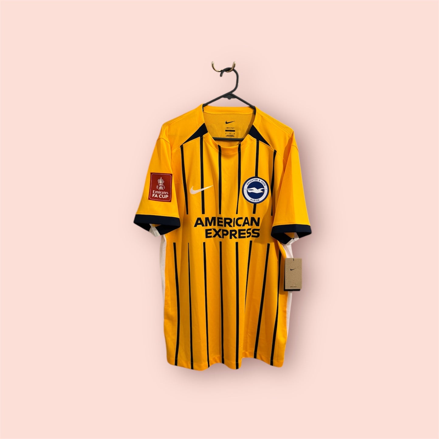 Brighton & Hove Albion Football Shirt - 2024 / 2025 - Away - XL - #17 Yankuba Minteh