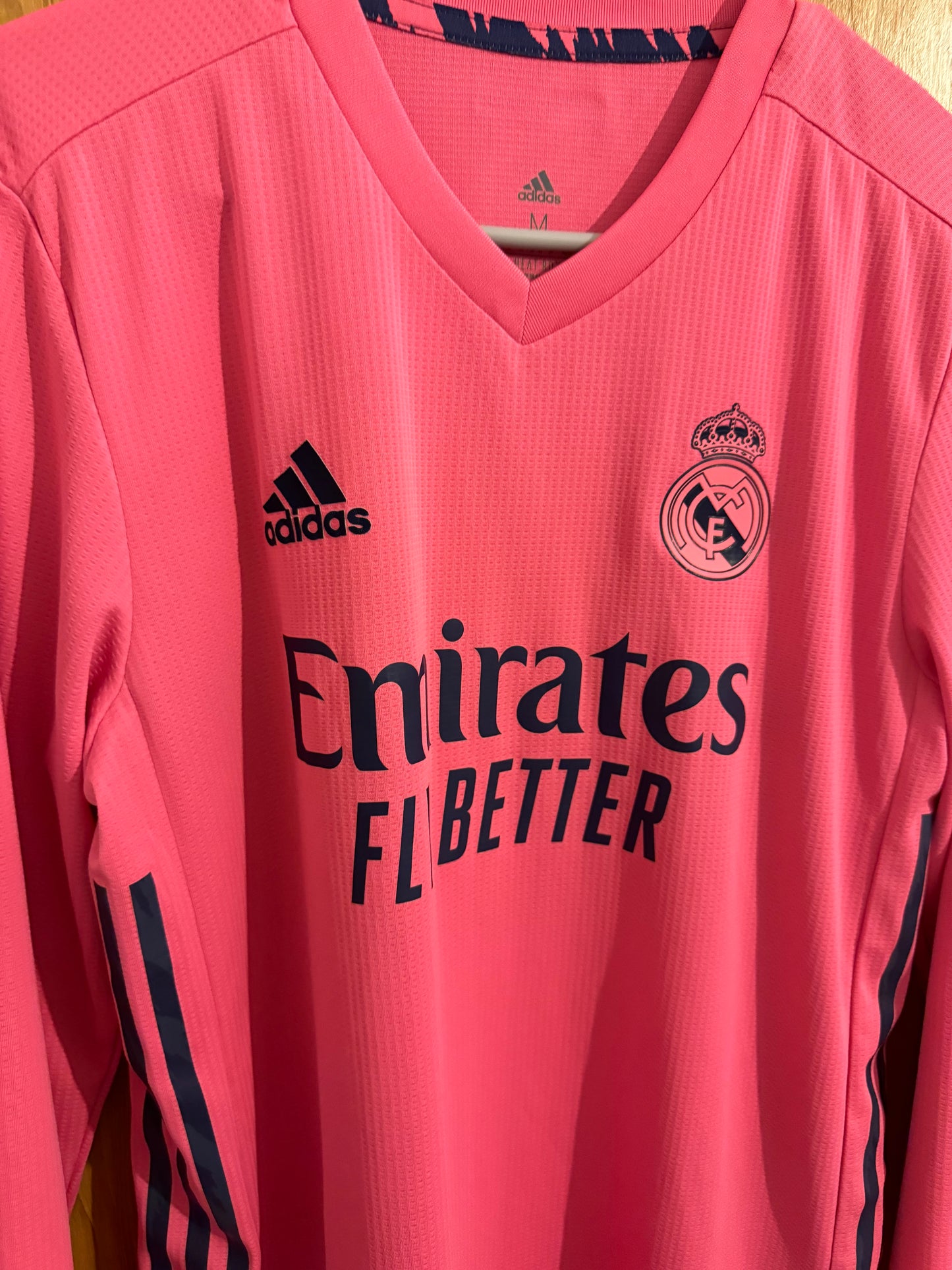 Real Madrid Football Shirt - 2020 / 2021 - Away - Medium - Long Sleeves - HEAT RDY