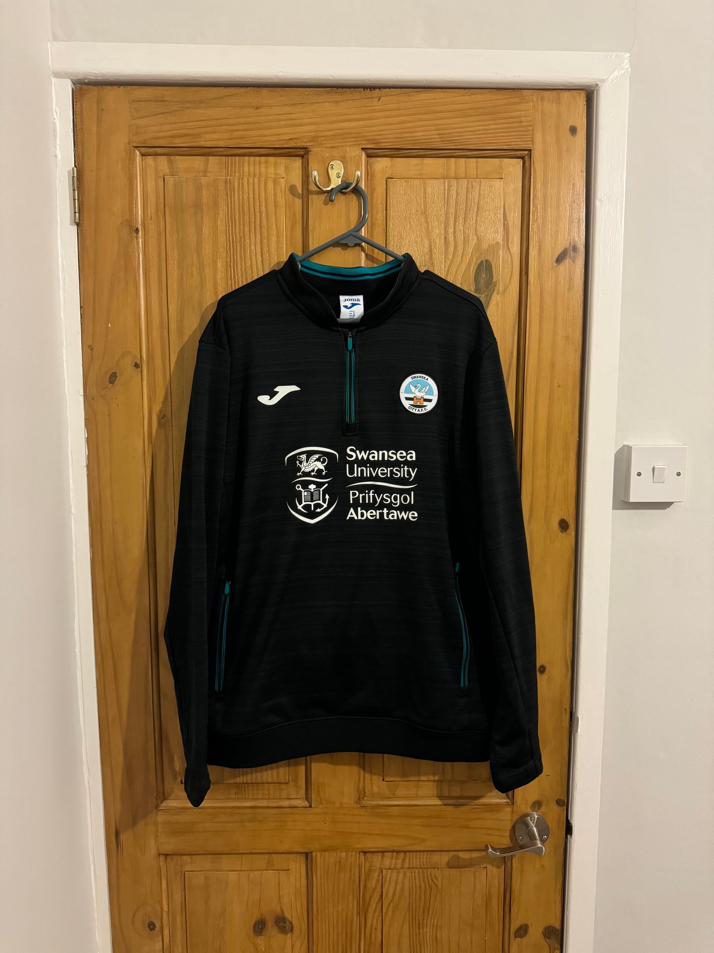 Swansea City Football Shirt - 2020 / 2021 / 2022 - Training 1/4 Zip - Large