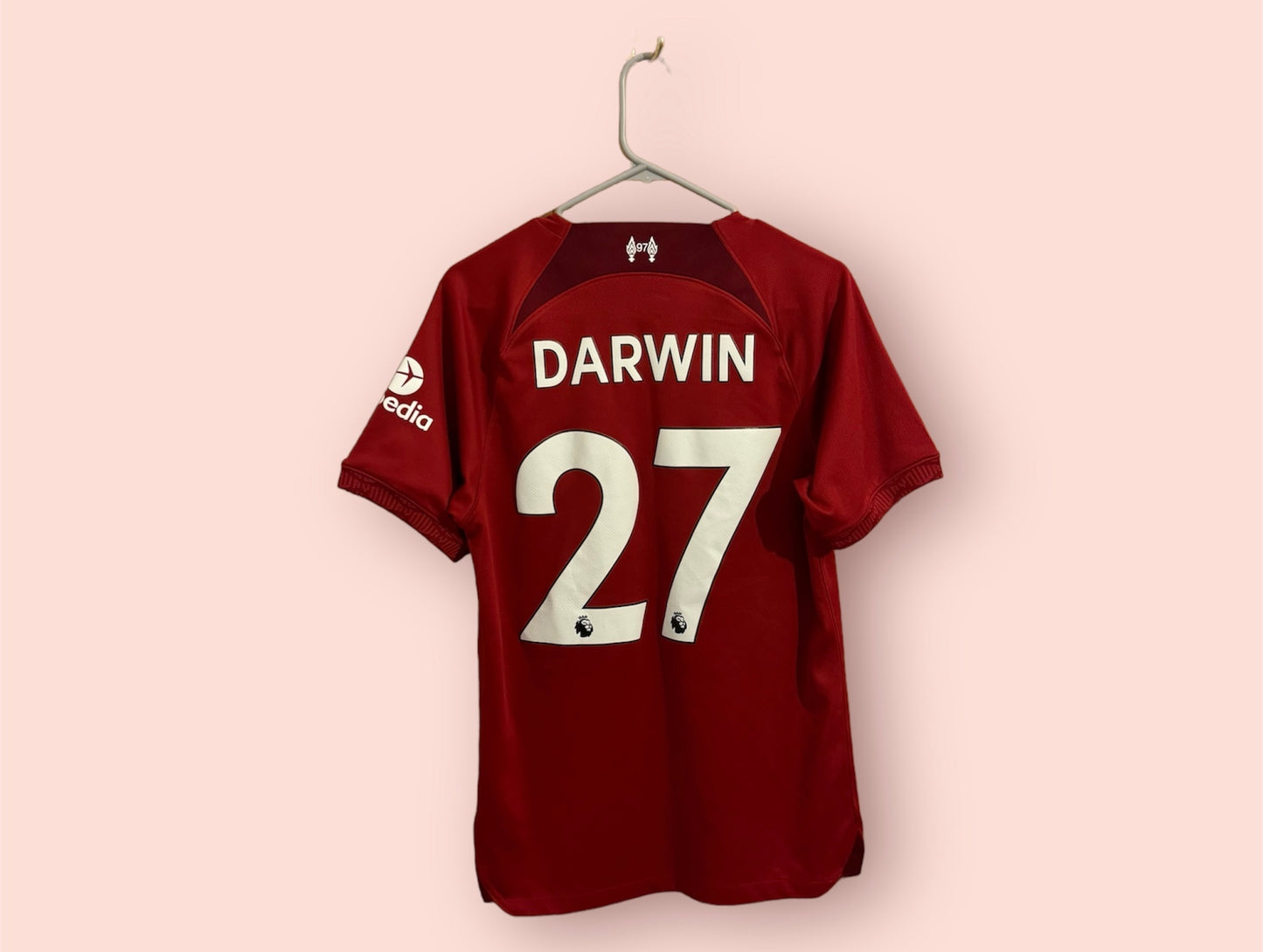 Liverpool Football Shirt - 2022 / 2023 - Home - Small - #27 Darwin Nunez