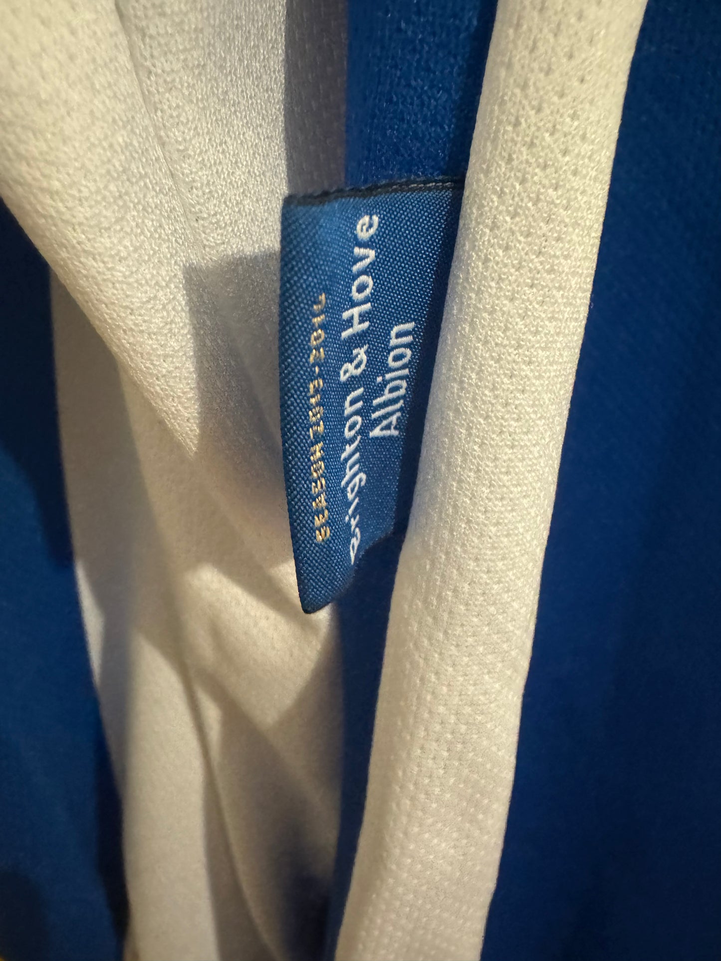 Brighton and Hove Albion Football Shirt - 2013 / 2014 - Home - Long Sleeve - Medium