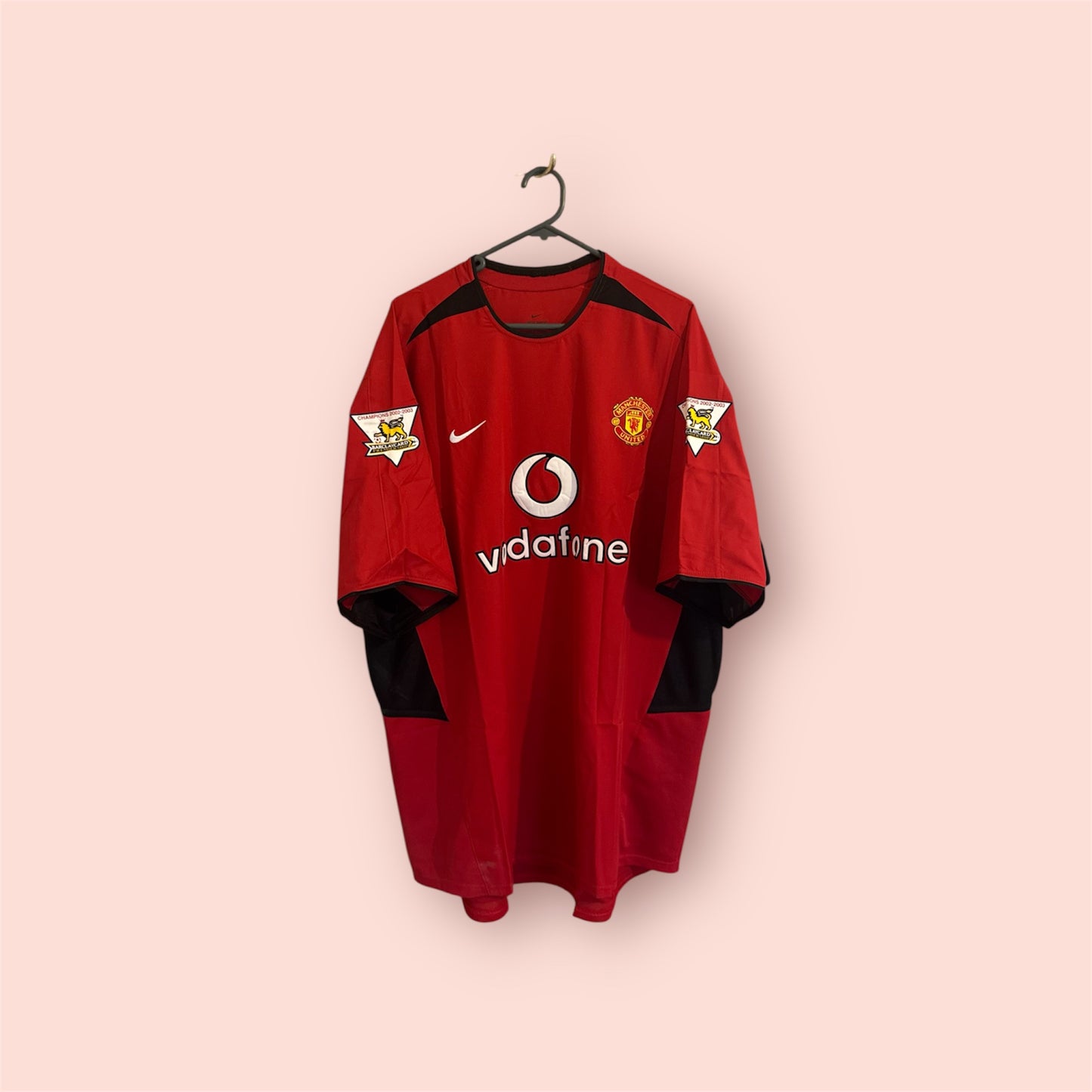 Manchester United Football Shirt - 2002 / 2003 / 2004 - Home - XXL - #10 Ruud van Nistelrooy