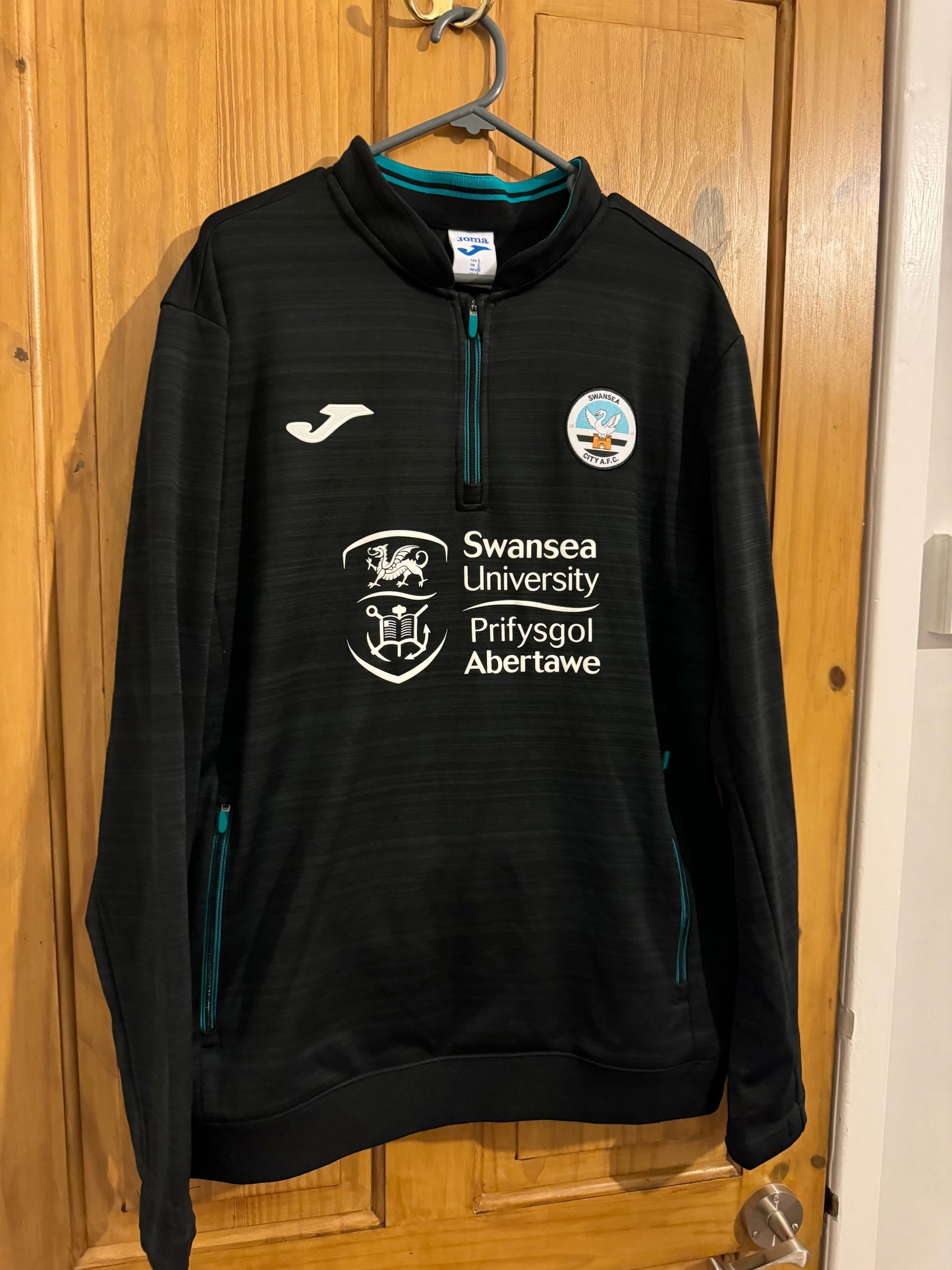 Swansea City Football Shirt - 2020 / 2021 / 2022 - Training 1/4 Zip - Large