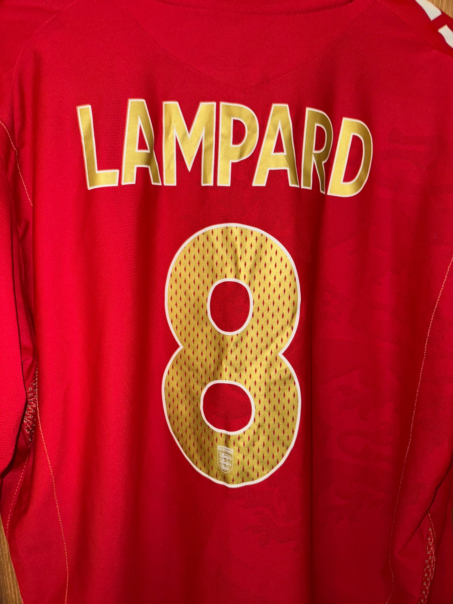 England Football Shirt - 2006 - Away - XXL - #8 Frank Lampard