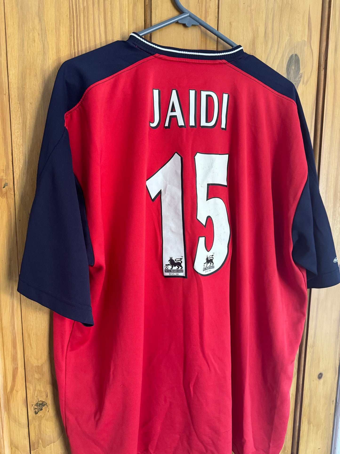 Bolton Wanderers Football Shirt - 2003 / 2004 - Away - XXL - #15 Rahdi Jaidi