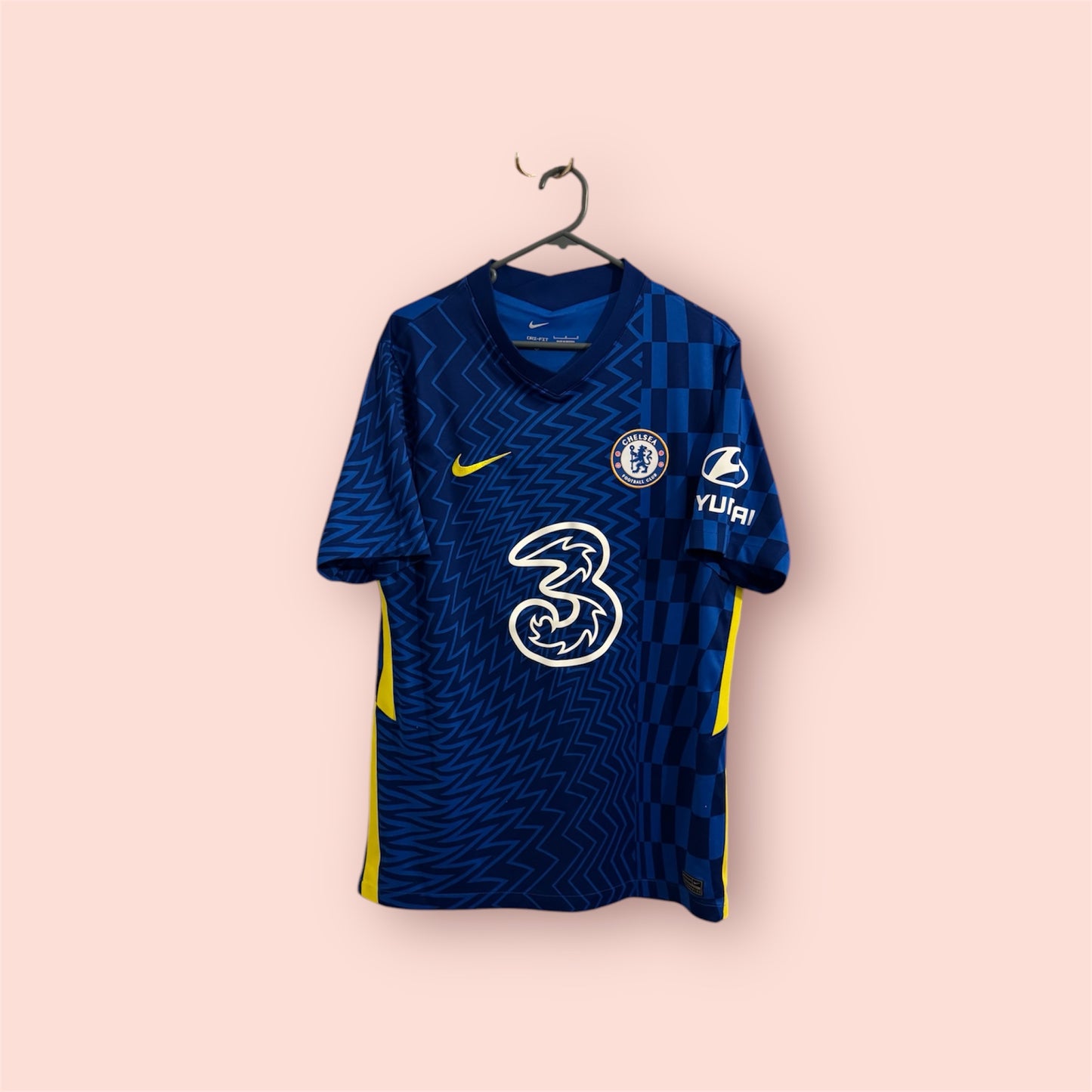 Chelsea Football Shirt - 2021 / 2022 - Home - Large - #7 N’golo Kante