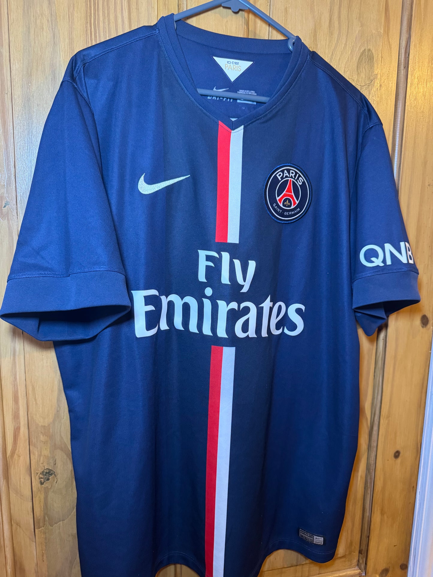PSG Football Shirt - Paris Saint Germain - 2014 / 2015 - Home - XL - #10 Ibrahimovic