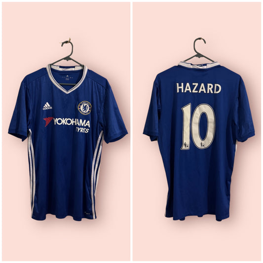 Chelsea Football Shirt - 2016 / 2017 - Home - Large - #10 Eden Hazard