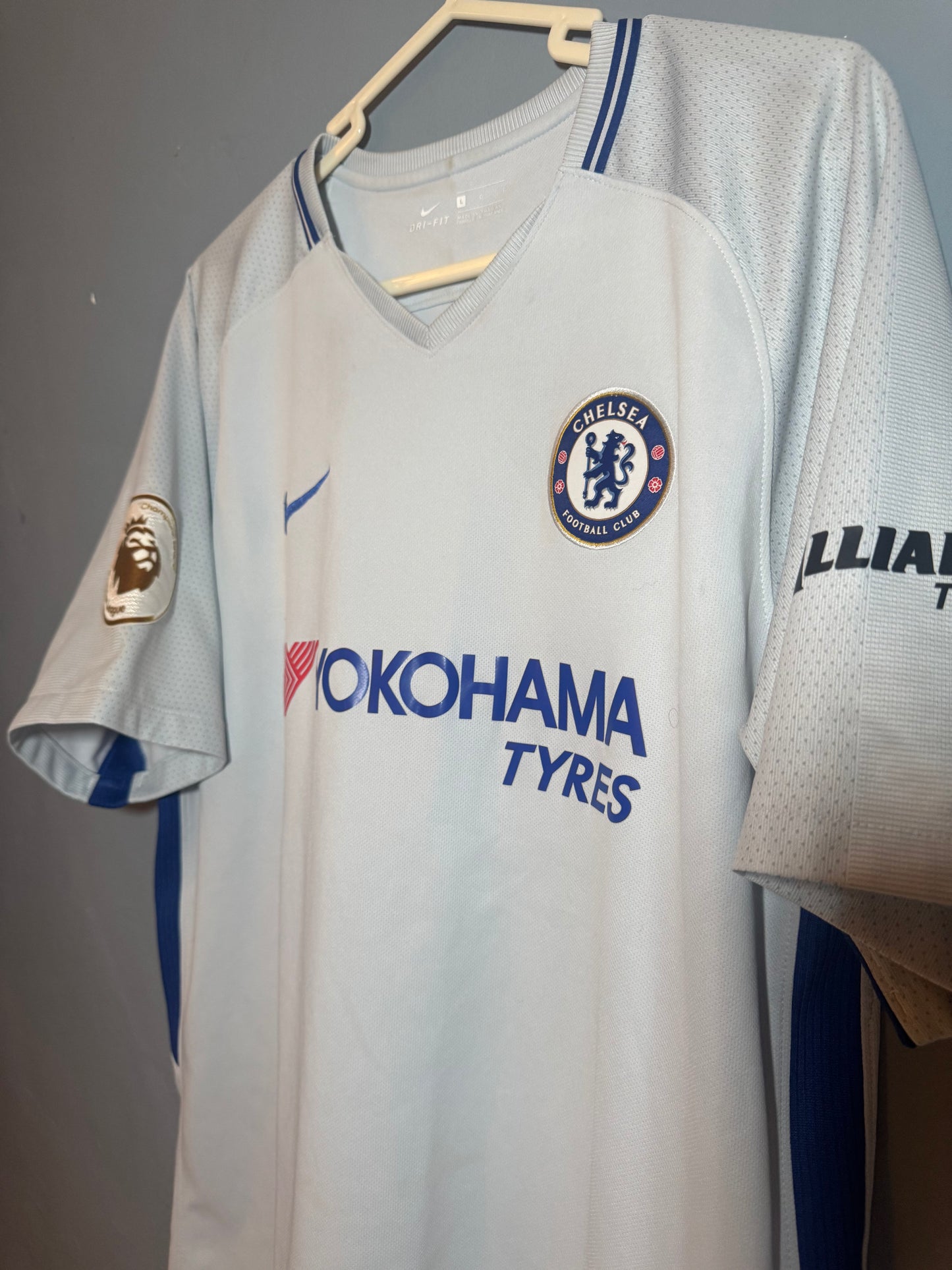 Chelsea Football Shirt - 2017 / 2018 - Away - Large - #7N'Golo Kante