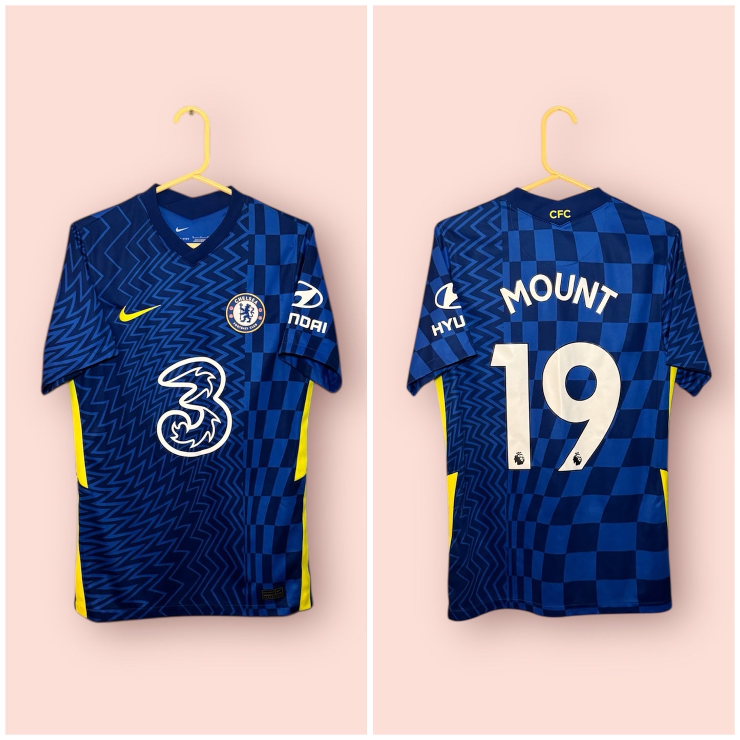 Chelsea Football Shirt - 2021 / 2022 - Home - Small - #19 Mason Mount