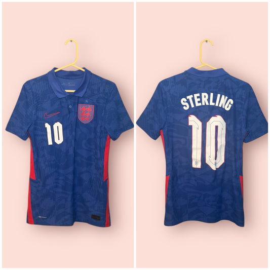 England Football Shirt - 2020 - Away - Small - Vaporknit - #10 Raheem Sterling